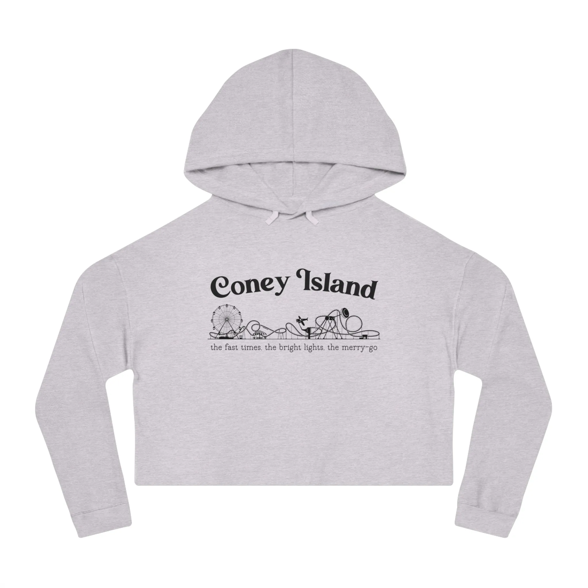 Coney Island Cropped Hoodie sold by Rose Blush Studio product image thumbnail 4
