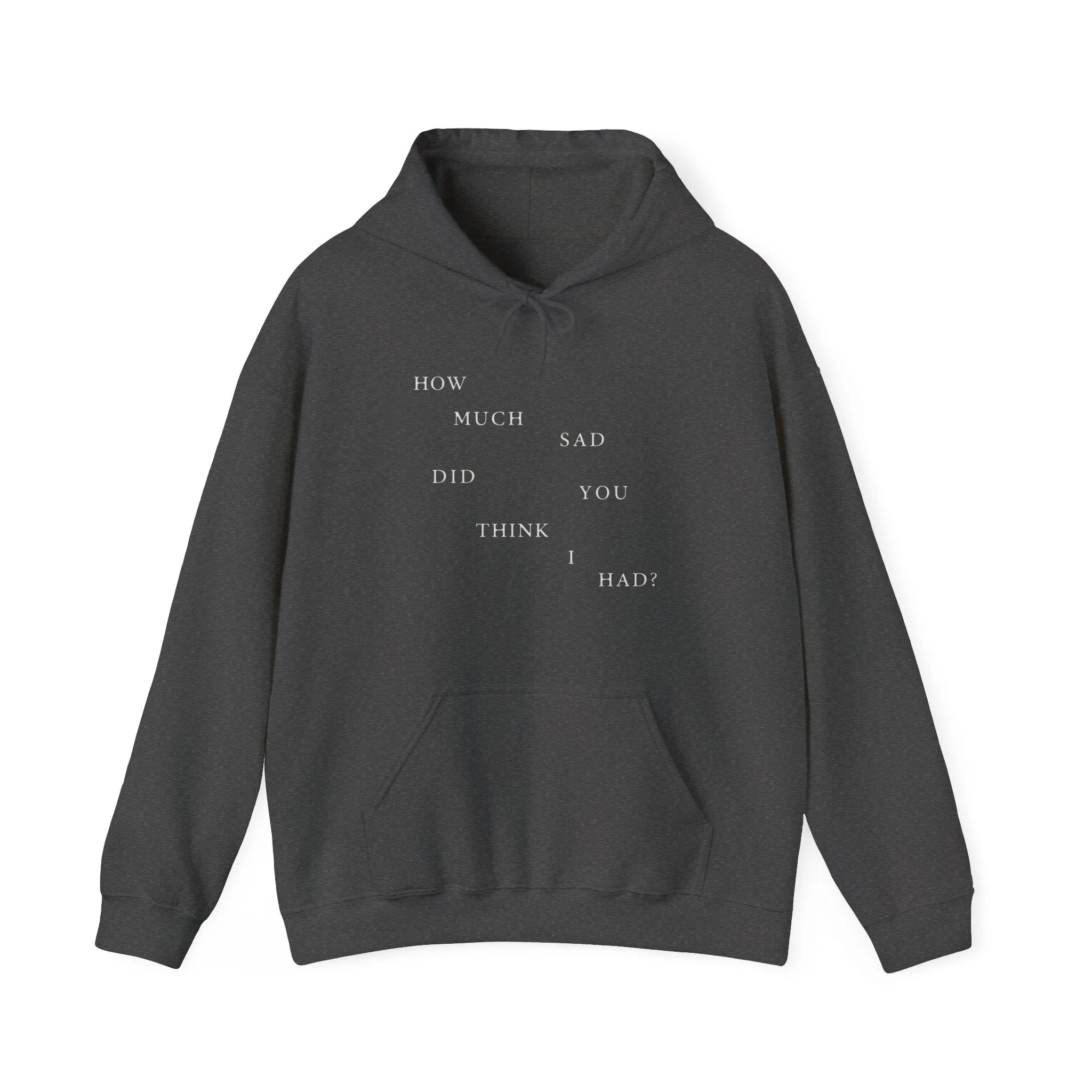 How Much Sad? Hoodie sold by Rose Blush Studio product image thumbnail 2