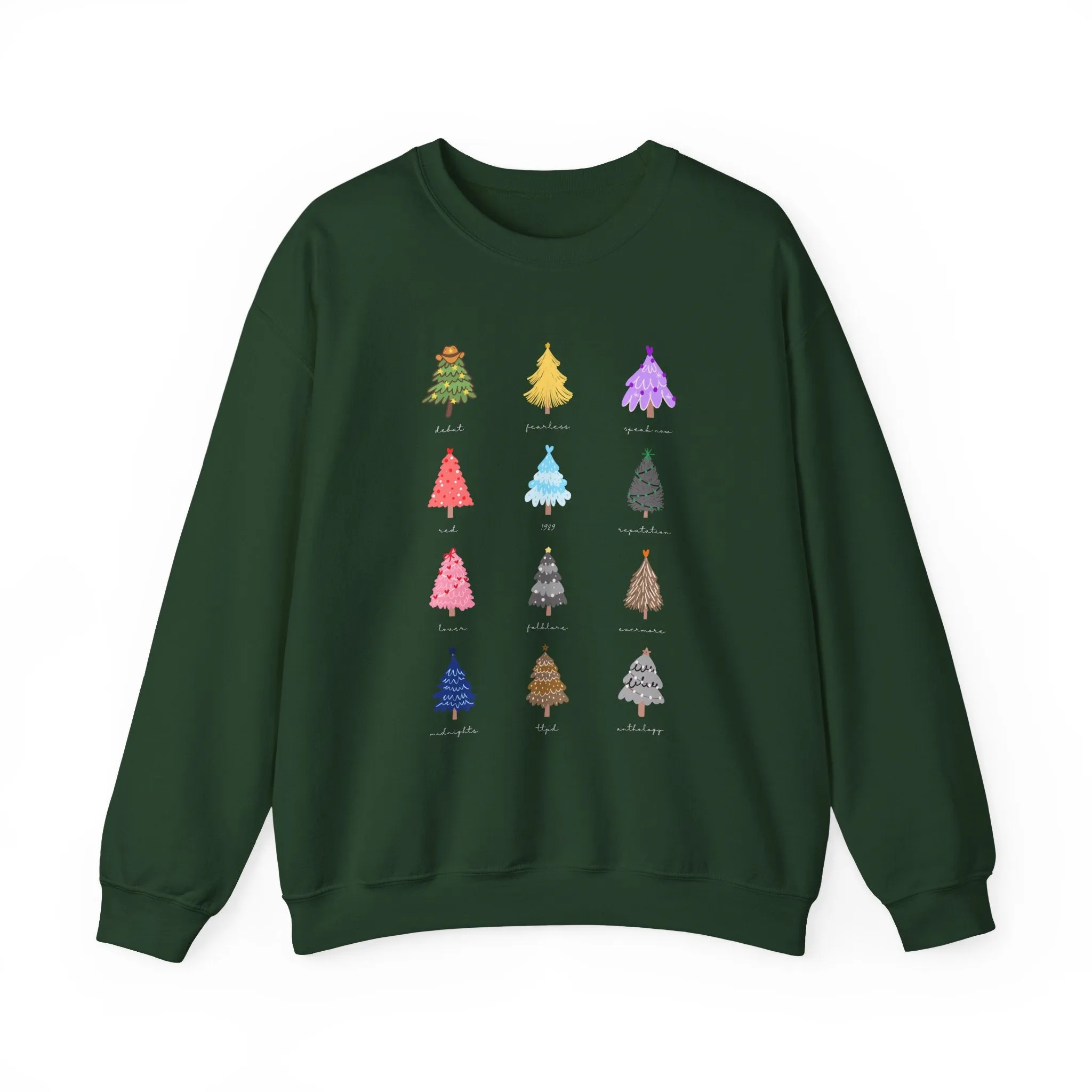 Eras Trees Crewneck Sweatshirt sold by Rose Blush Studio product image thumbnail 2