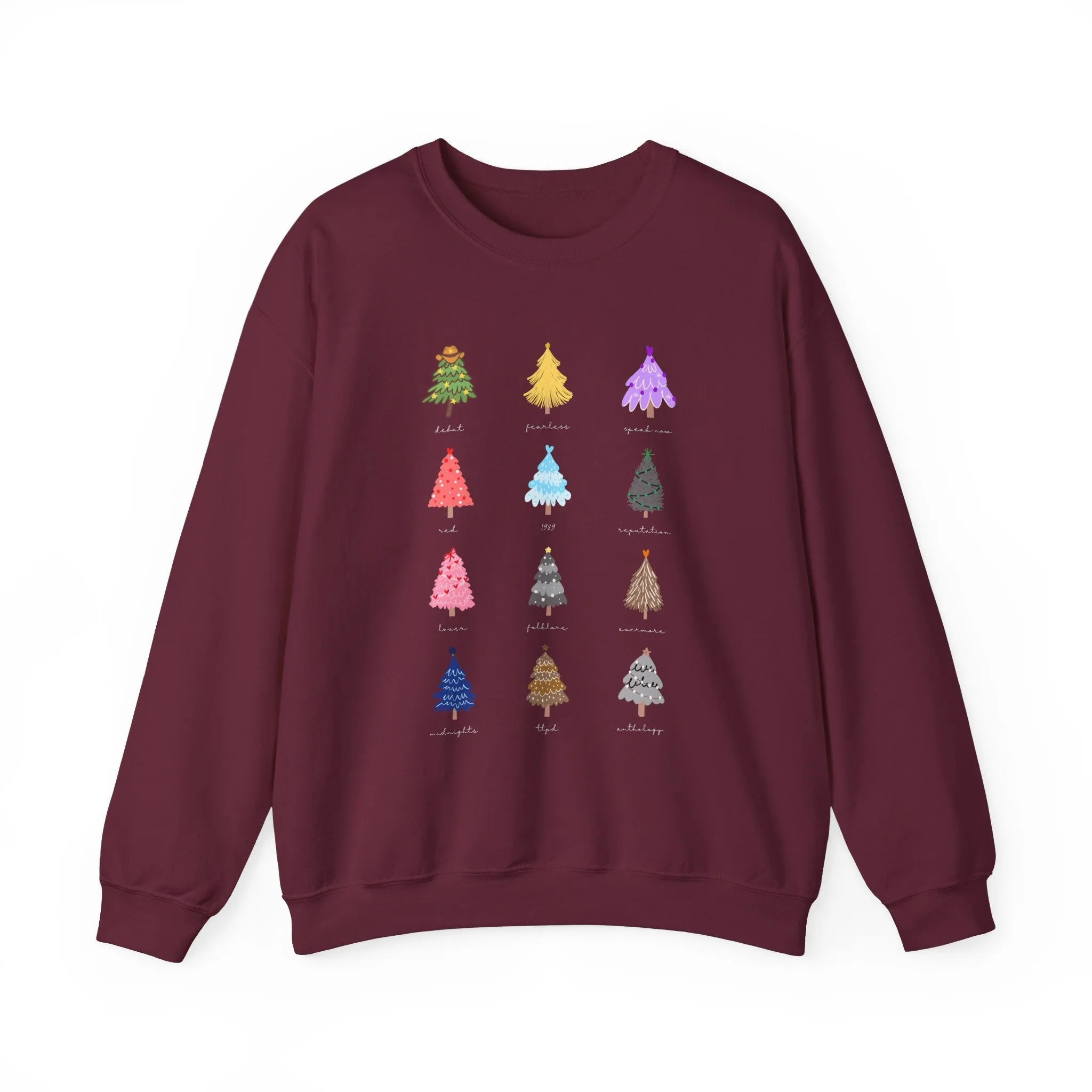 Eras Trees Crewneck Sweatshirt sold by Rose Blush Studio product image thumbnail 3