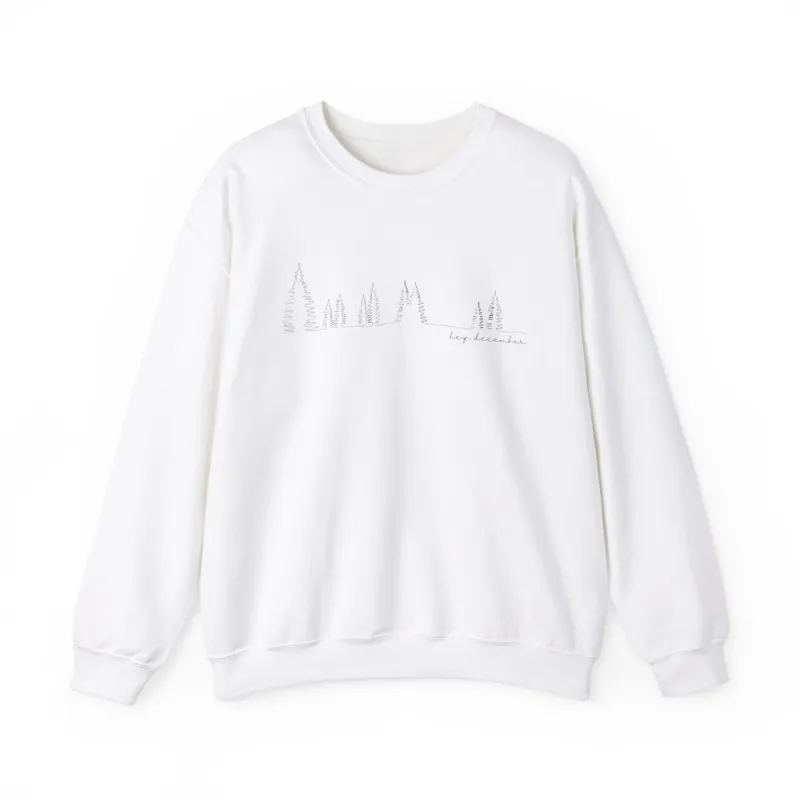 Hey December Crewneck Sweatshirt sold by Rose Blush Studio