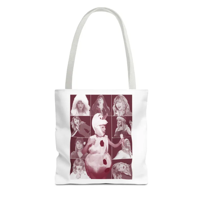 Holiday Grid Tote Bag (AOP) sold by Rose Blush Studio