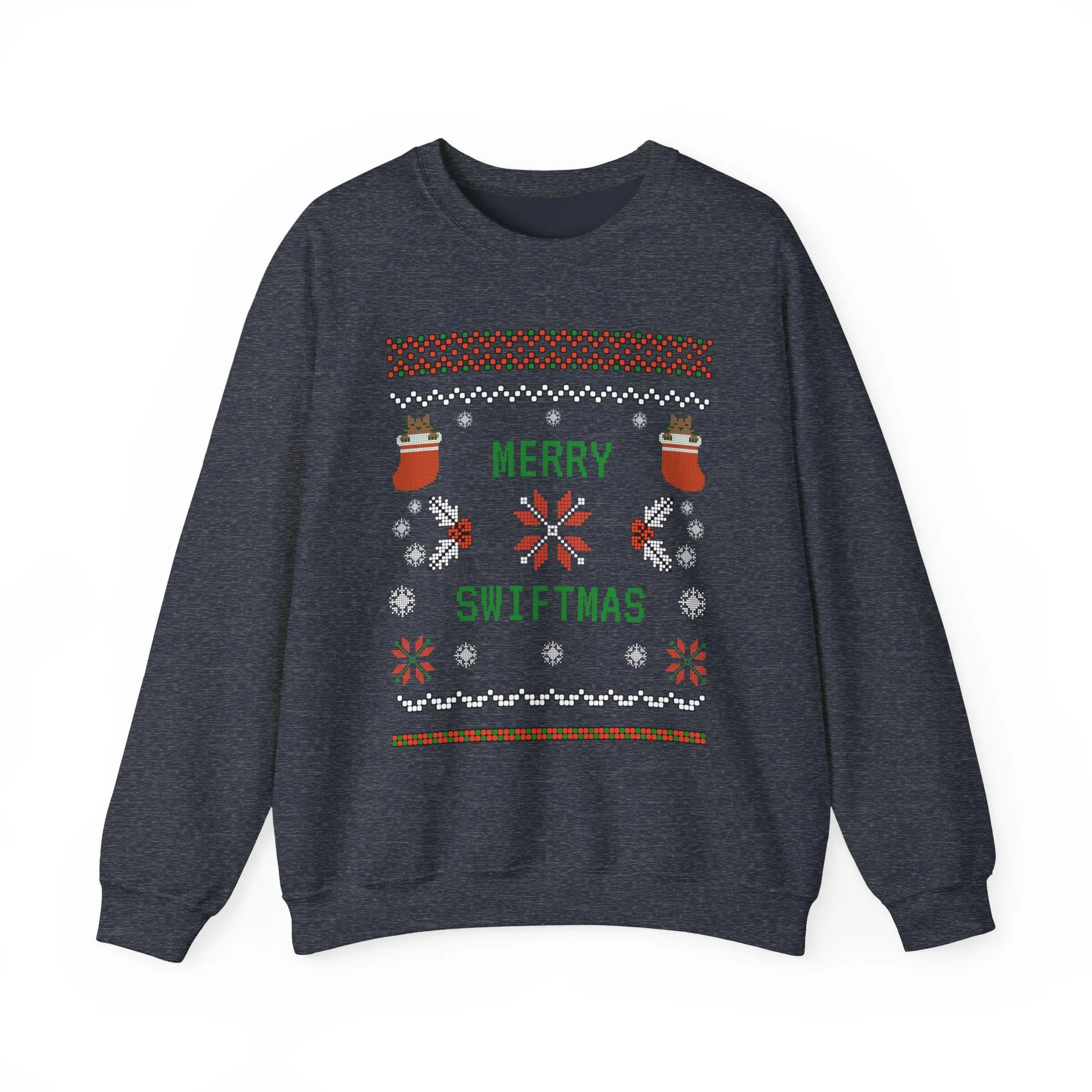 Merry Swiftmas Crewneck Sweatshirt sold by Rose Blush Studio product image thumbnail 5