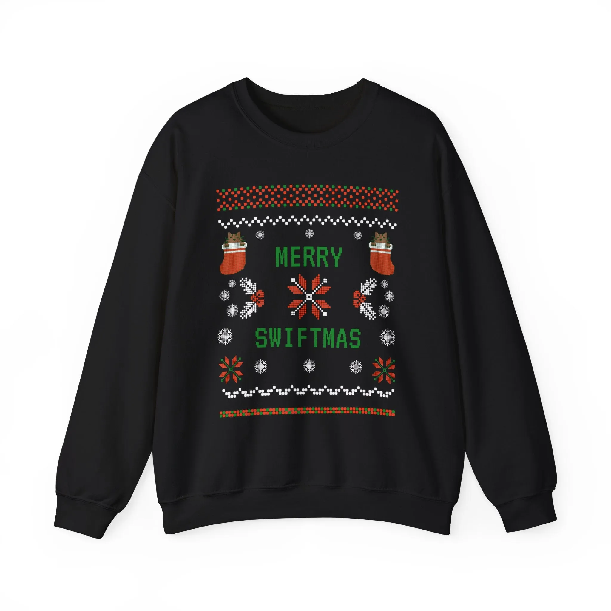 Merry Swiftmas Crewneck Sweatshirt sold by Rose Blush Studio product image thumbnail 4