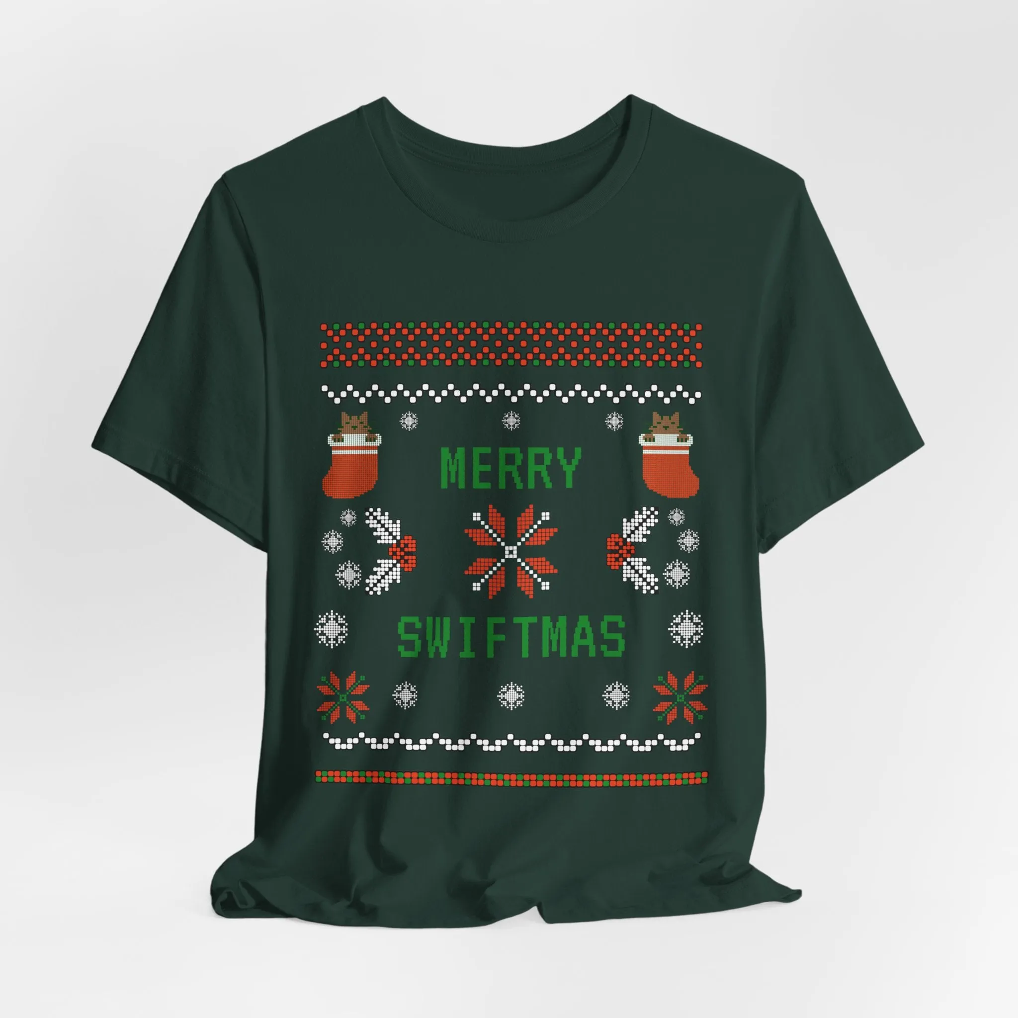 Merry Swiftmas Tshirt sold by Rose Blush Studio product image thumbnail 3