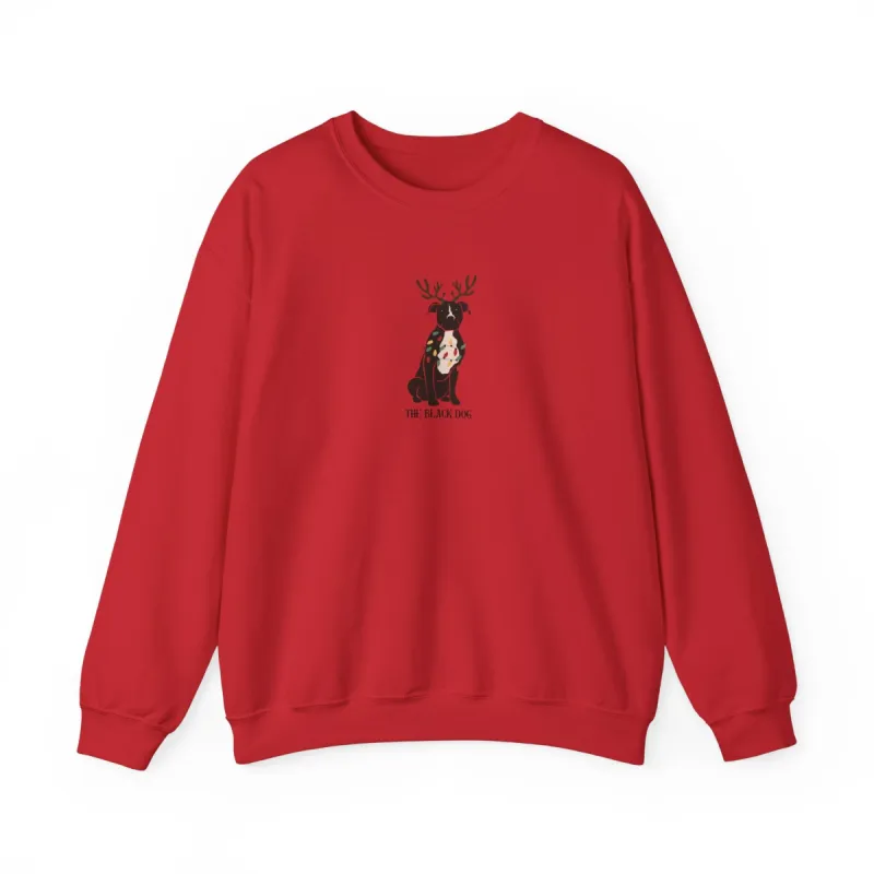 The Black Dog Crewneck Sweatshirt sold by Rose Blush Studio