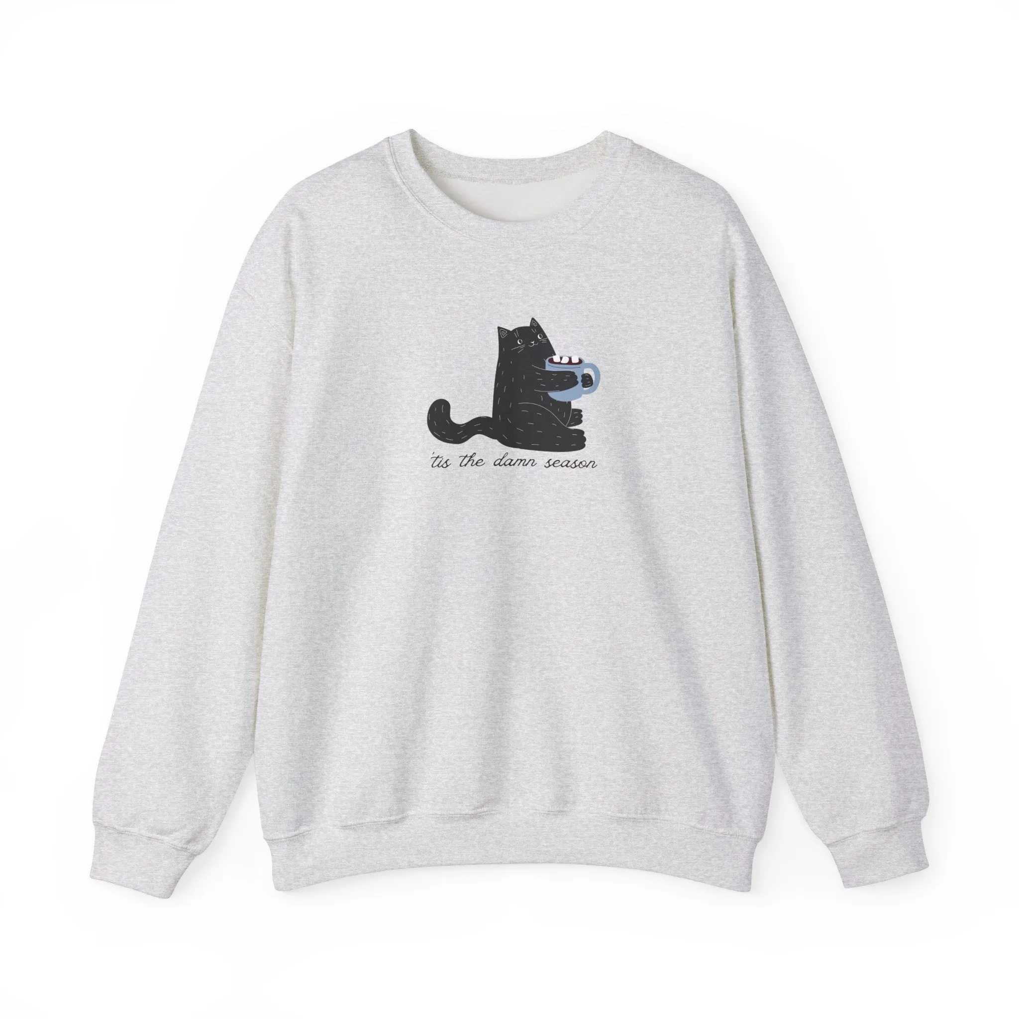 Tis The Damn Season Crewneck Sweatshirt sold by Rose Blush Studio product image thumbnail 2