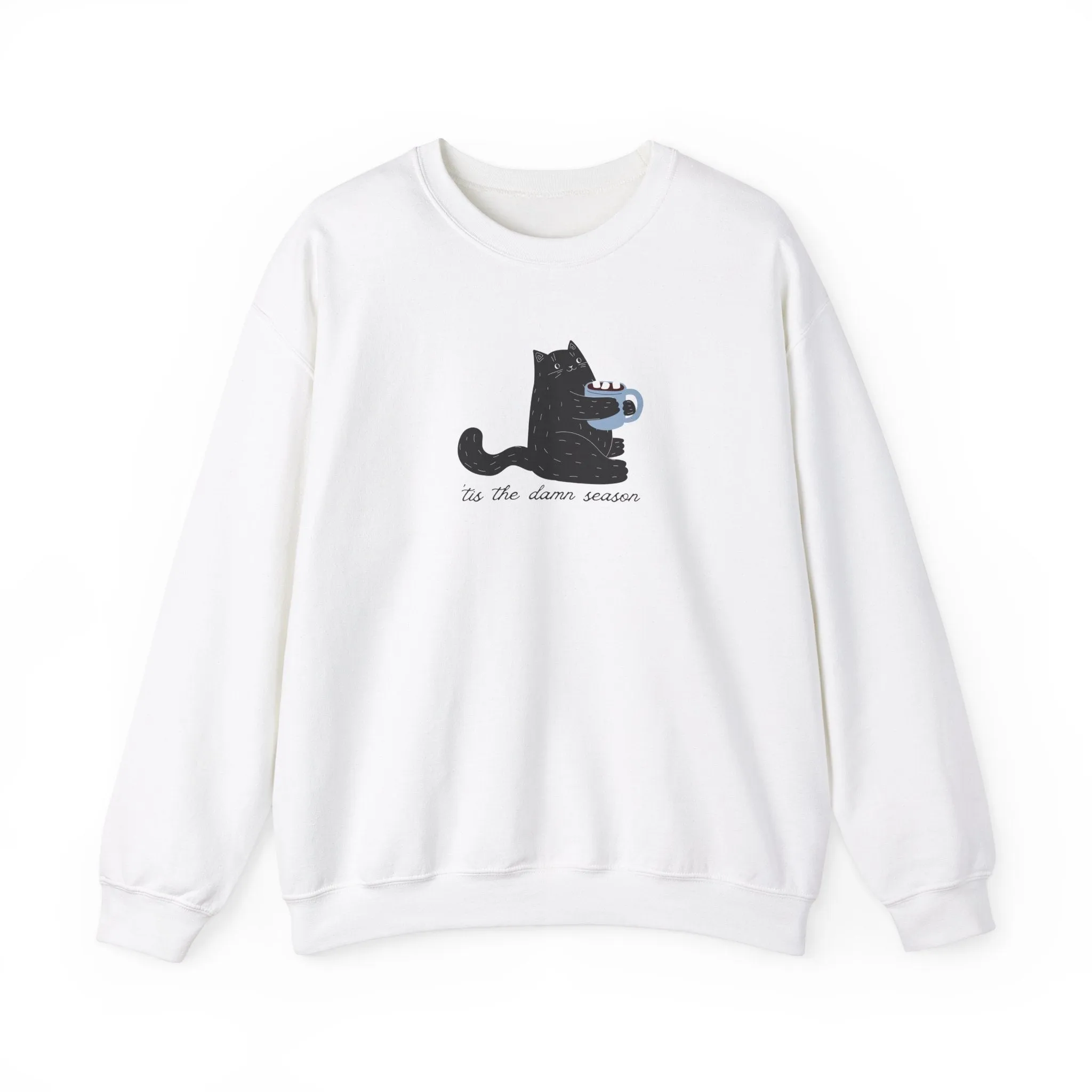 Tis The Damn Season Crewneck Sweatshirt sold by Rose Blush Studio product image thumbnail 4