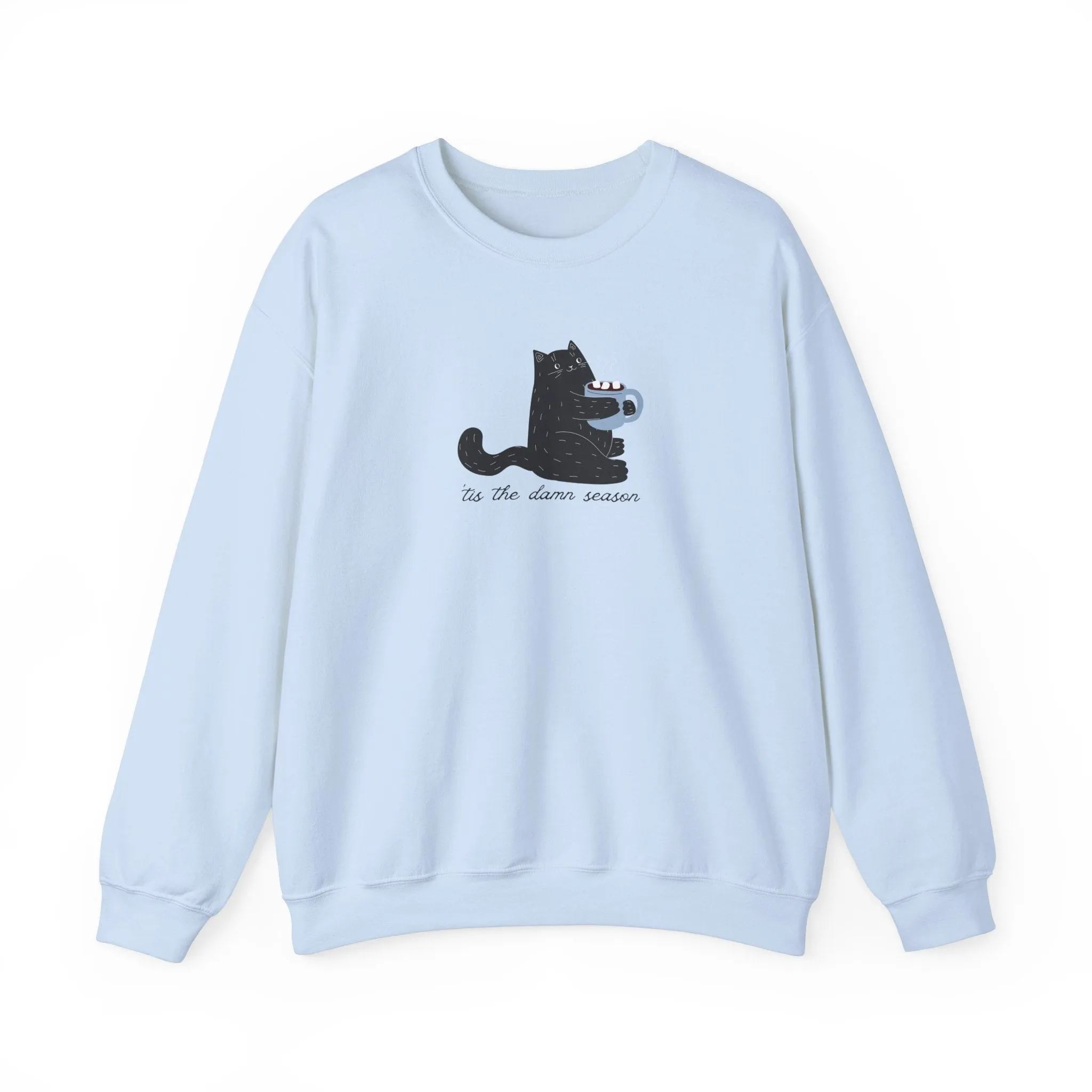 Tis The Damn Season Crewneck Sweatshirt sold by Rose Blush Studio product image thumbnail 3