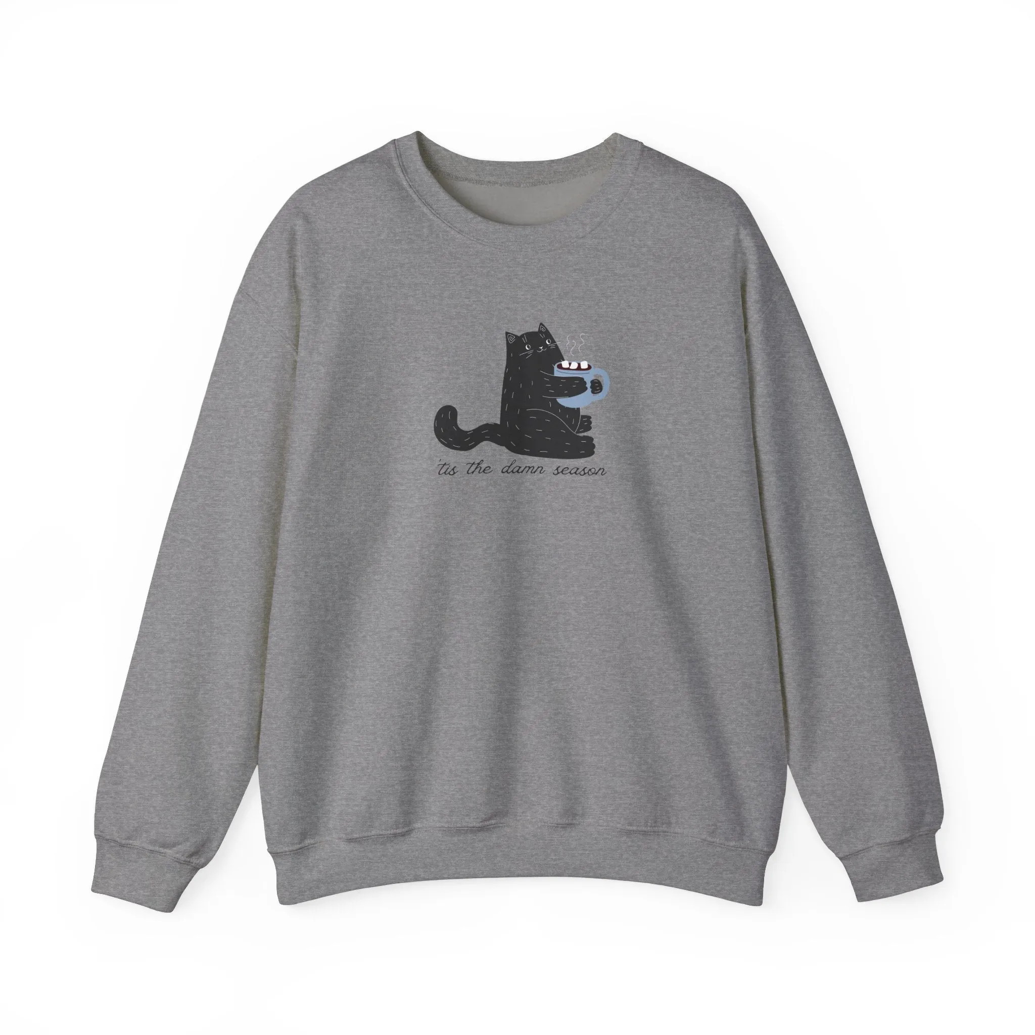 Tis The Damn Season Crewneck Sweatshirt sold by Rose Blush Studio product image thumbnail 5
