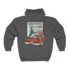 Christmas Tree Farm Full Zip Hooded Sweatshirt sold by Rose Blush Studio