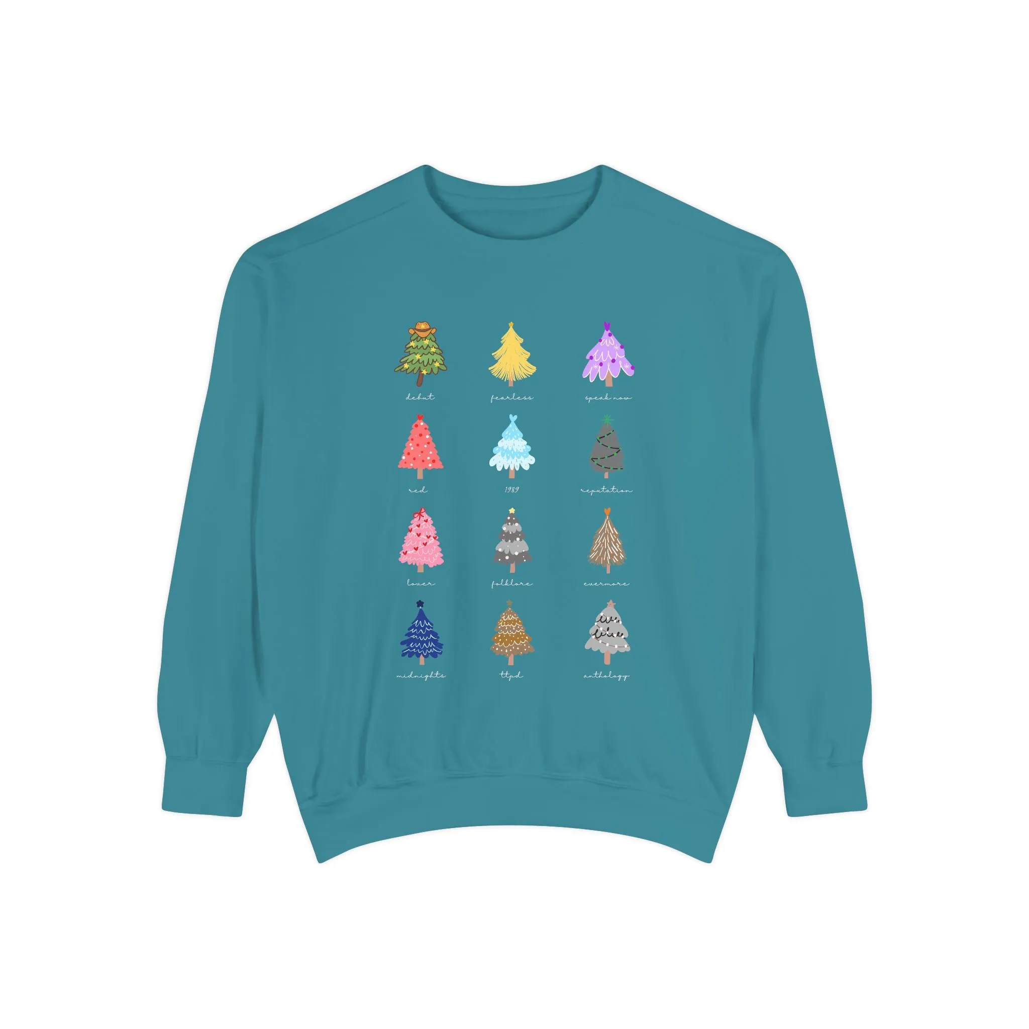 Eras Trees Sweatshirt Comfort Colors sold by Rose Blush Studio product image thumbnail 5