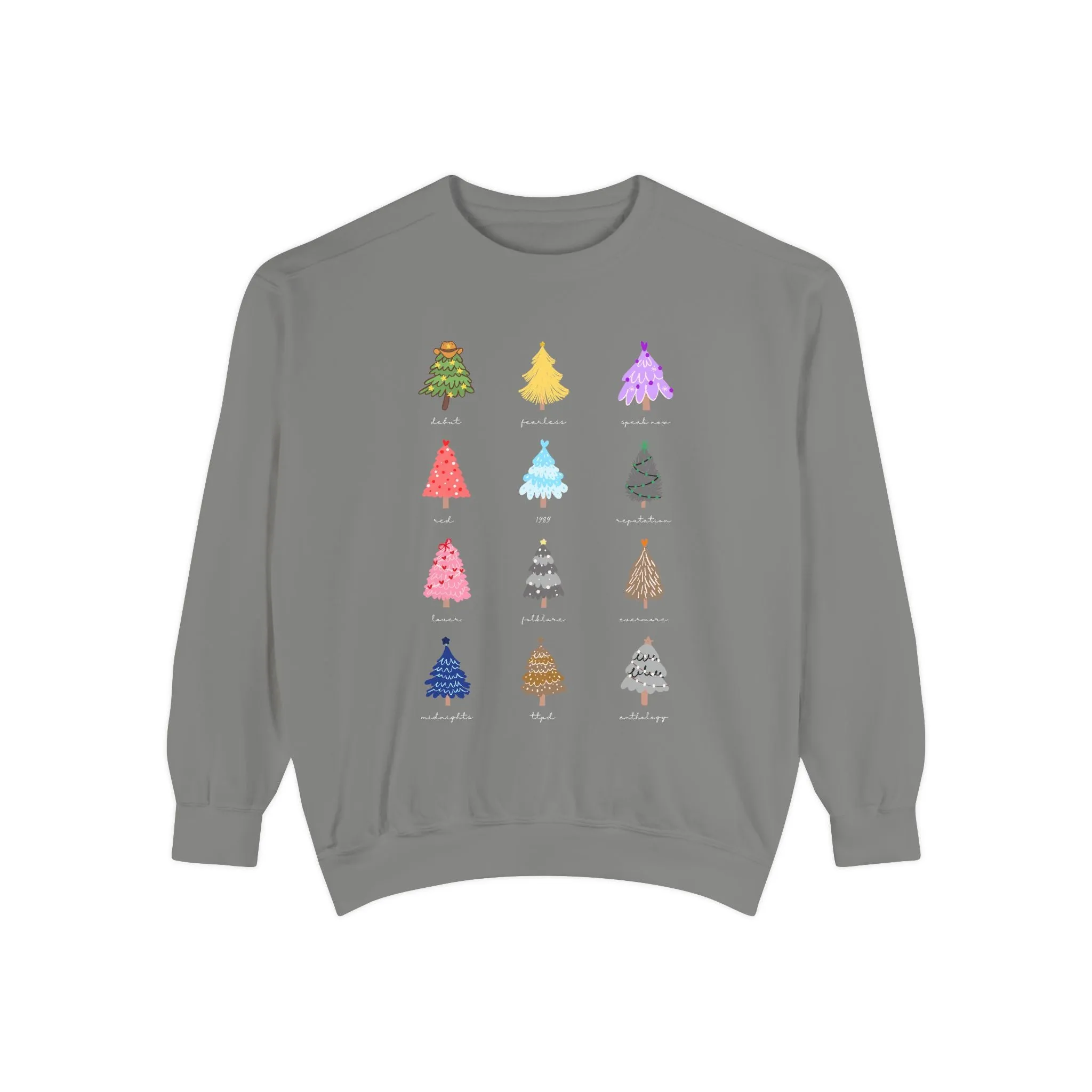 Eras Trees Sweatshirt Comfort Colors sold by Rose Blush Studio product image thumbnail 3