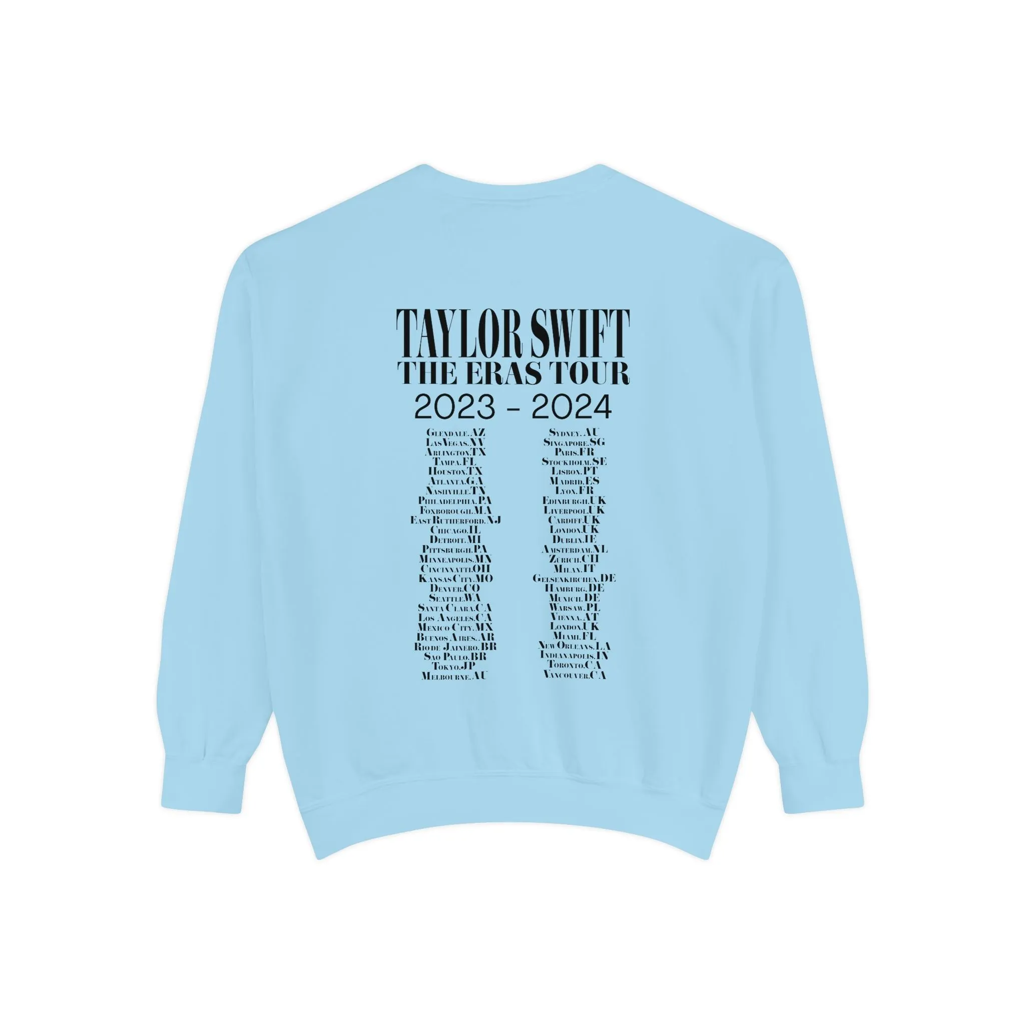 Blue Crewneck Sweater Comfort Colors sold by Rose Blush Studio product image thumbnail 5