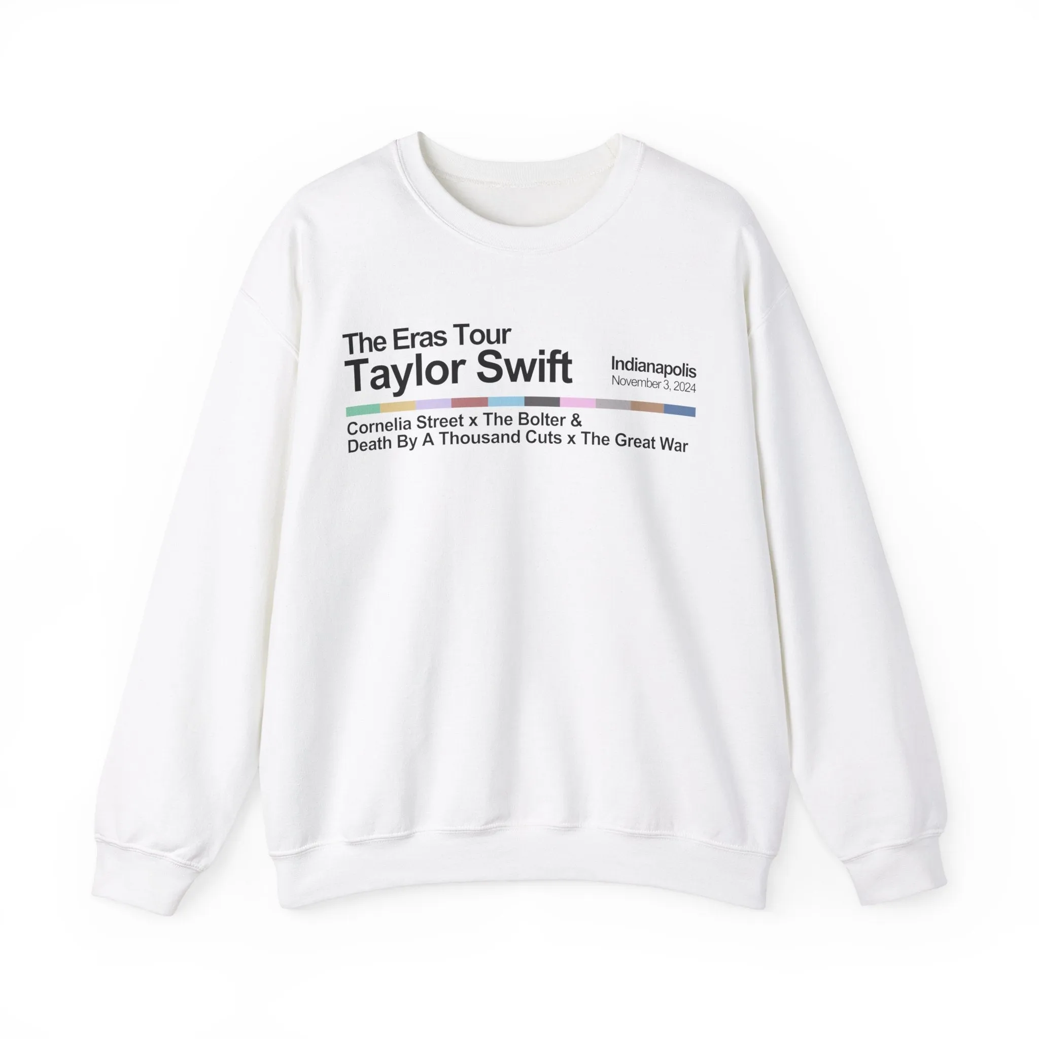 Indianapolis Night 3 Crewneck Sweatshirt sold by Rose Blush Studio