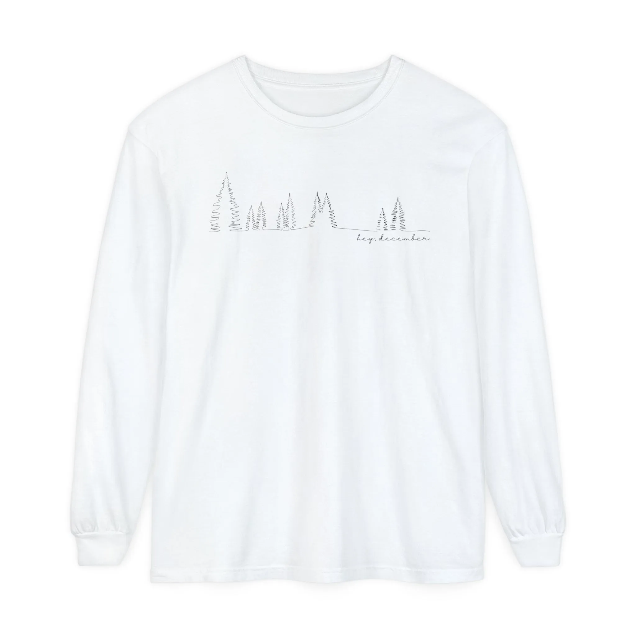 Hey December Long Sleeve T-Shirt sold by Rose Blush Studio