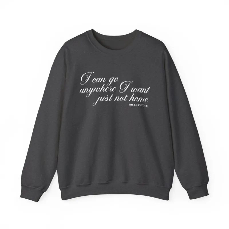 Just Not Home Crewneck Sweatshirt sold by Rose Blush Studio