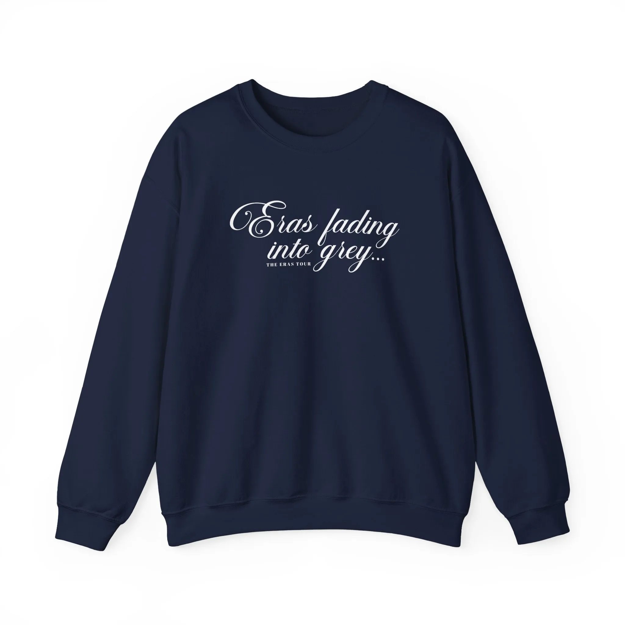Eras Fading Into Grey Crewneck Sweatshirt sold by Rose Blush Studio product image thumbnail 5