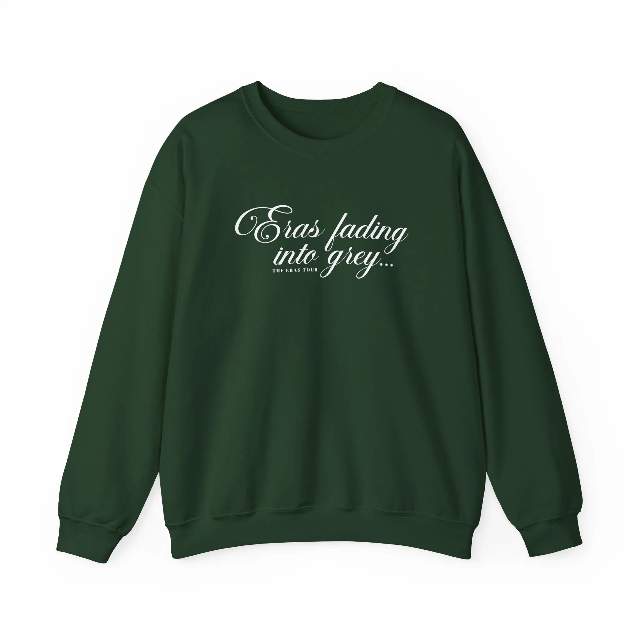 Eras Fading Into Grey Crewneck Sweatshirt sold by Rose Blush Studio product image thumbnail 3