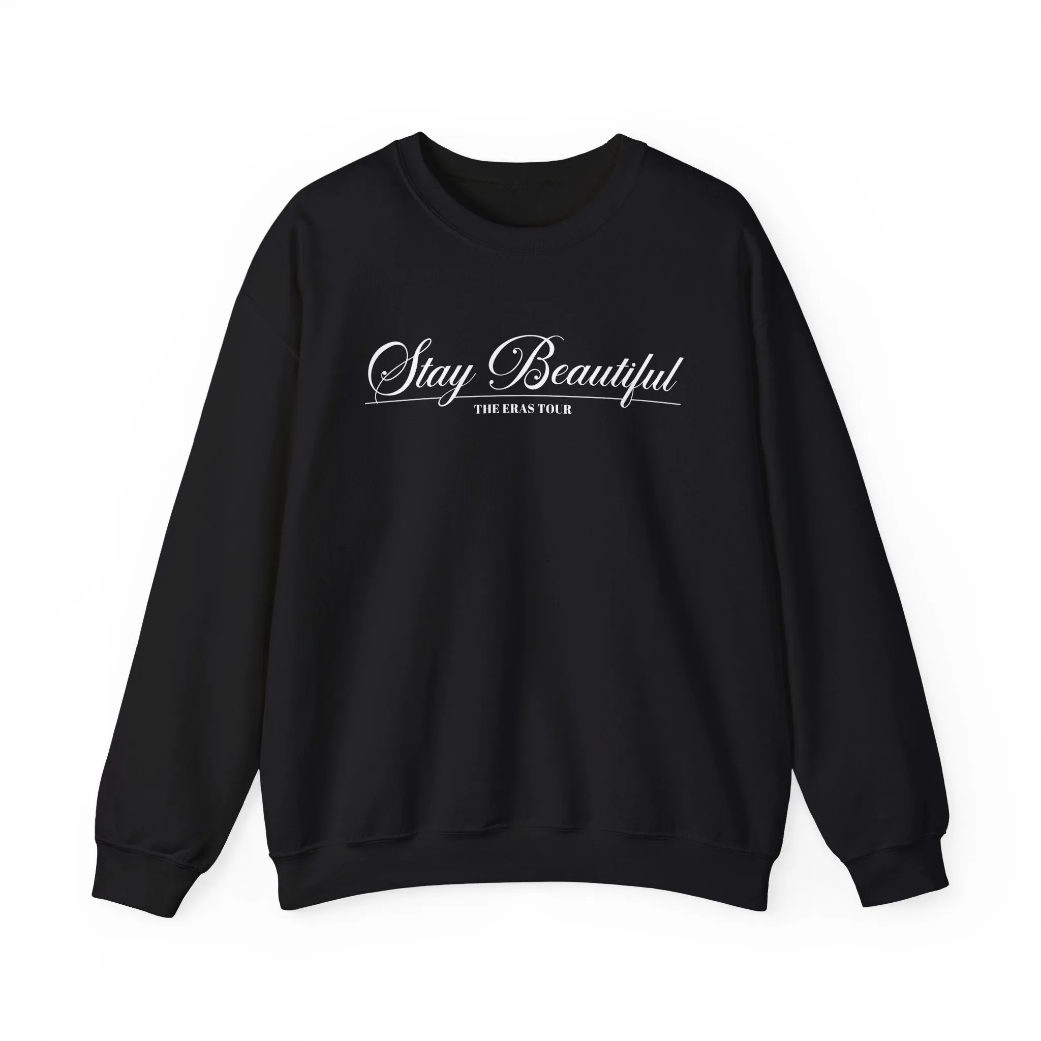Stay Beautiful Crewneck Sweatshirt sold by Rose Blush Studio product image thumbnail 2