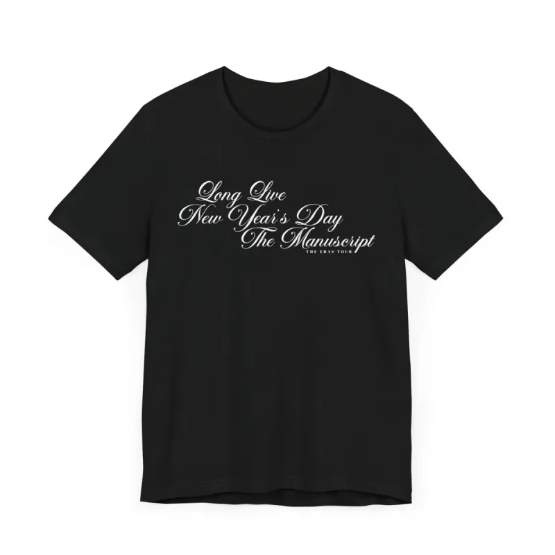 Long Live x NYD x The Manuscript Tshirt sold by Rose Blush Studio