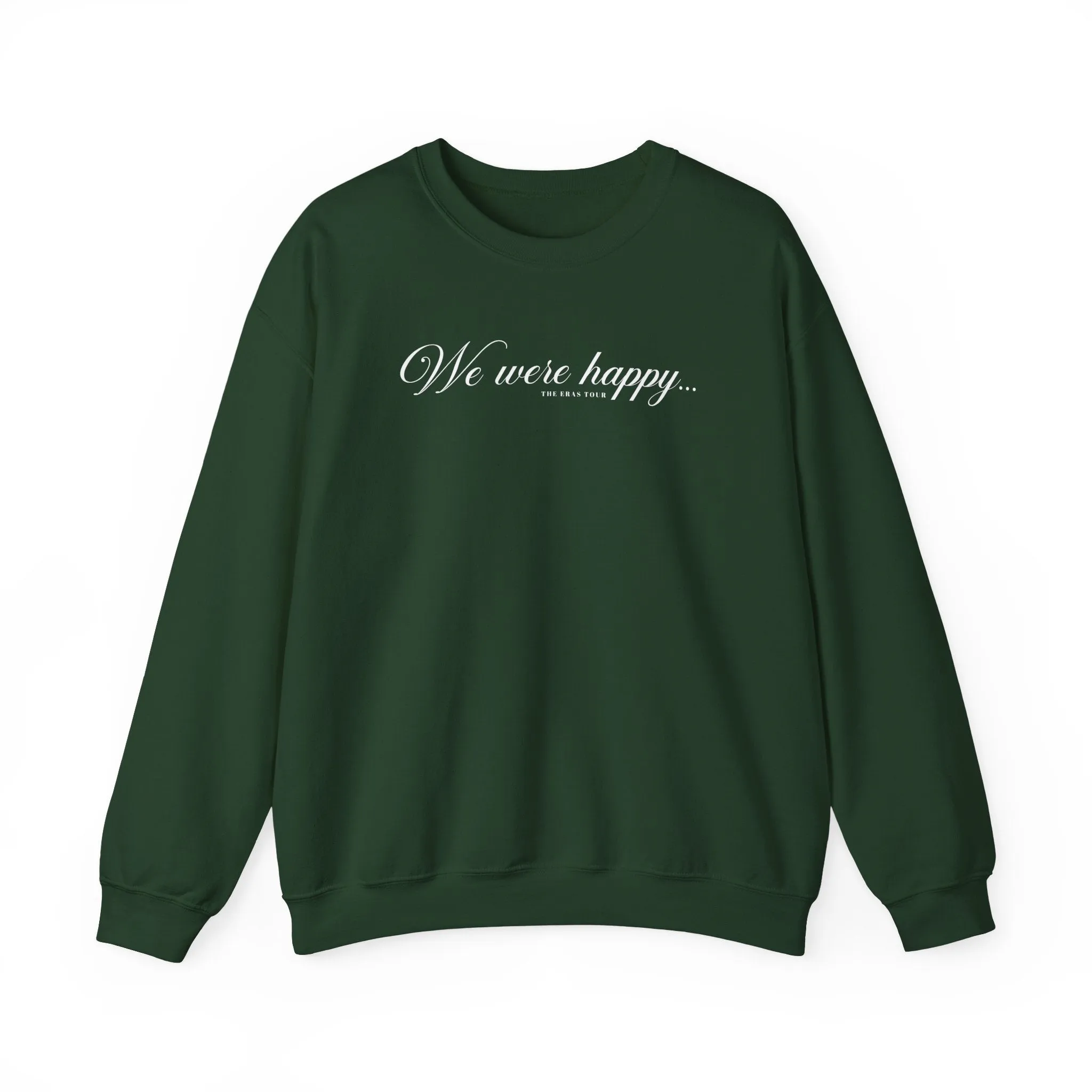 We Were Happy Crewneck Sweatshirt sold by Rose Blush Studio product image thumbnail 4
