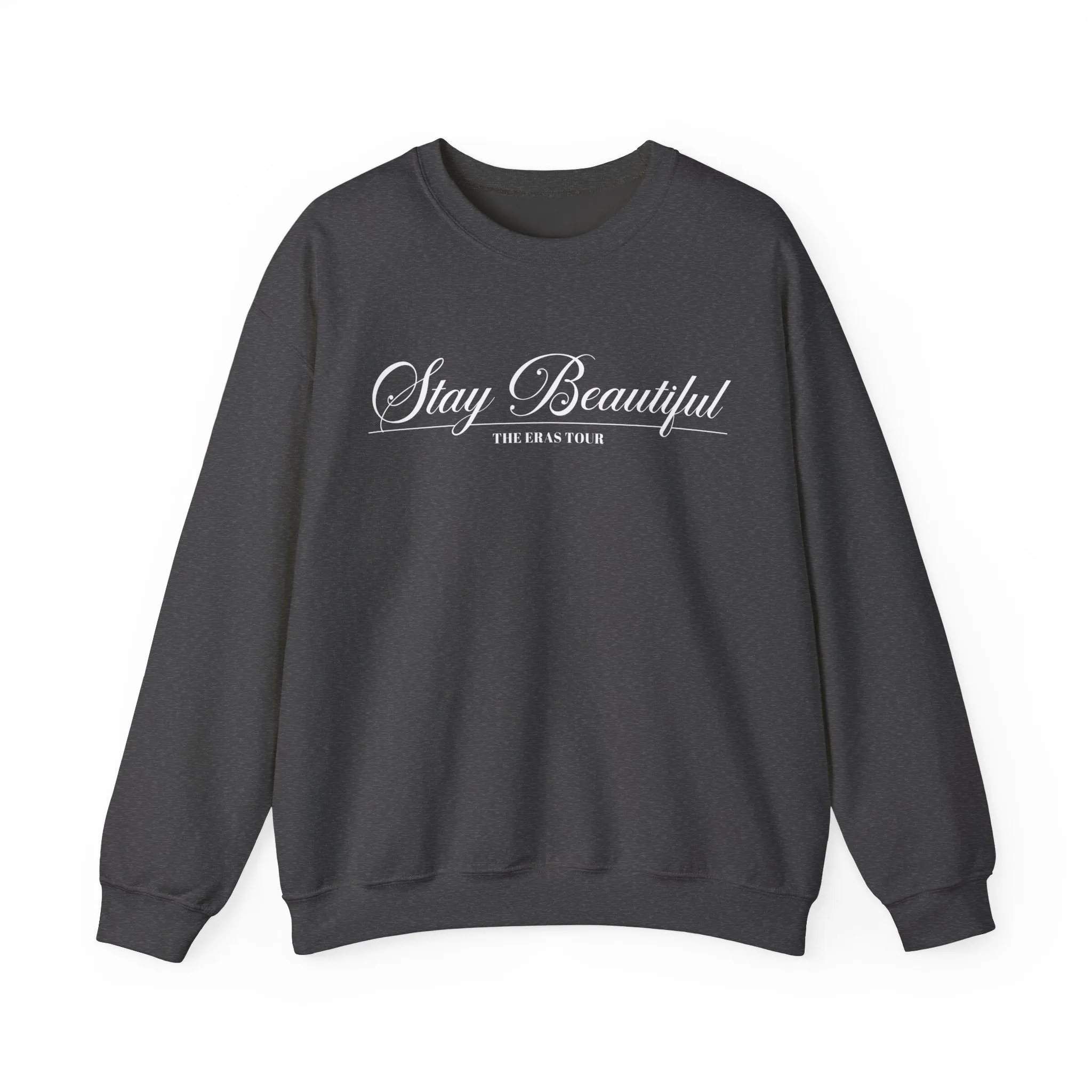 Stay Beautiful Crewneck Sweatshirt sold by Rose Blush Studio product image thumbnail 4
