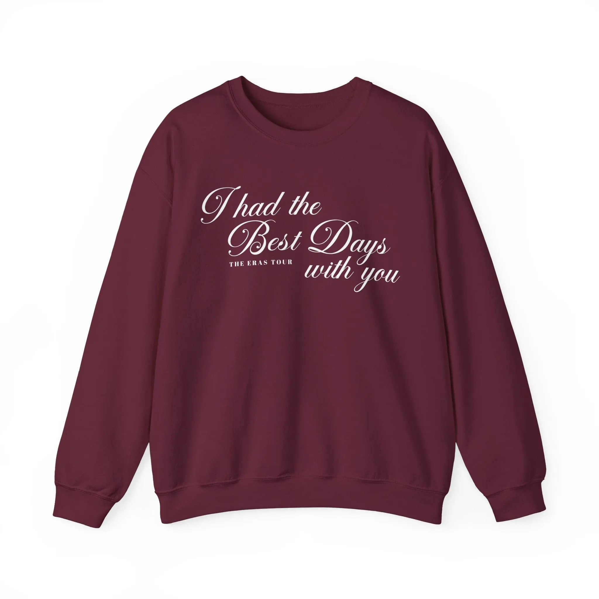 The Best Day Crewneck Sweatshirt sold by Rose Blush Studio product image thumbnail 2
