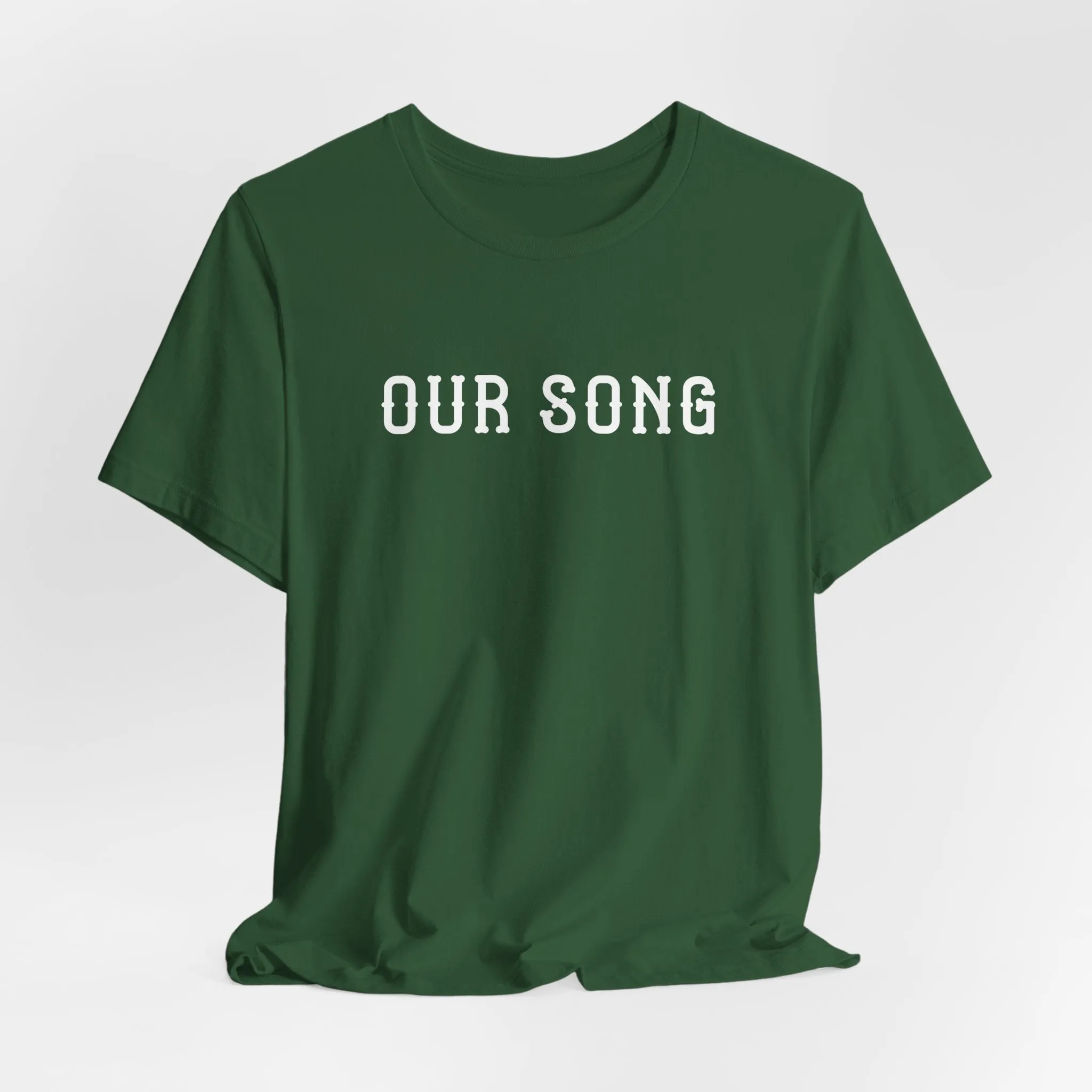 Our Song (lyrics on back) Tshirt sold by Rose Blush Studio product image thumbnail 5