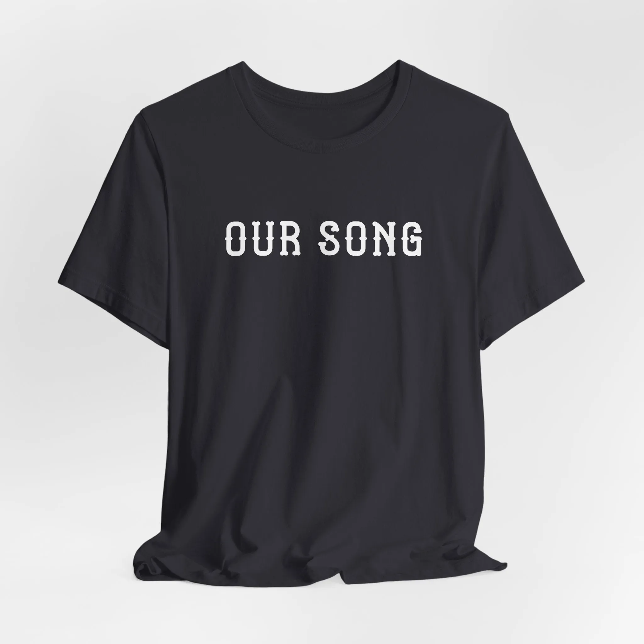 Our Song (lyrics on back) Tshirt sold by Rose Blush Studio product image thumbnail 3