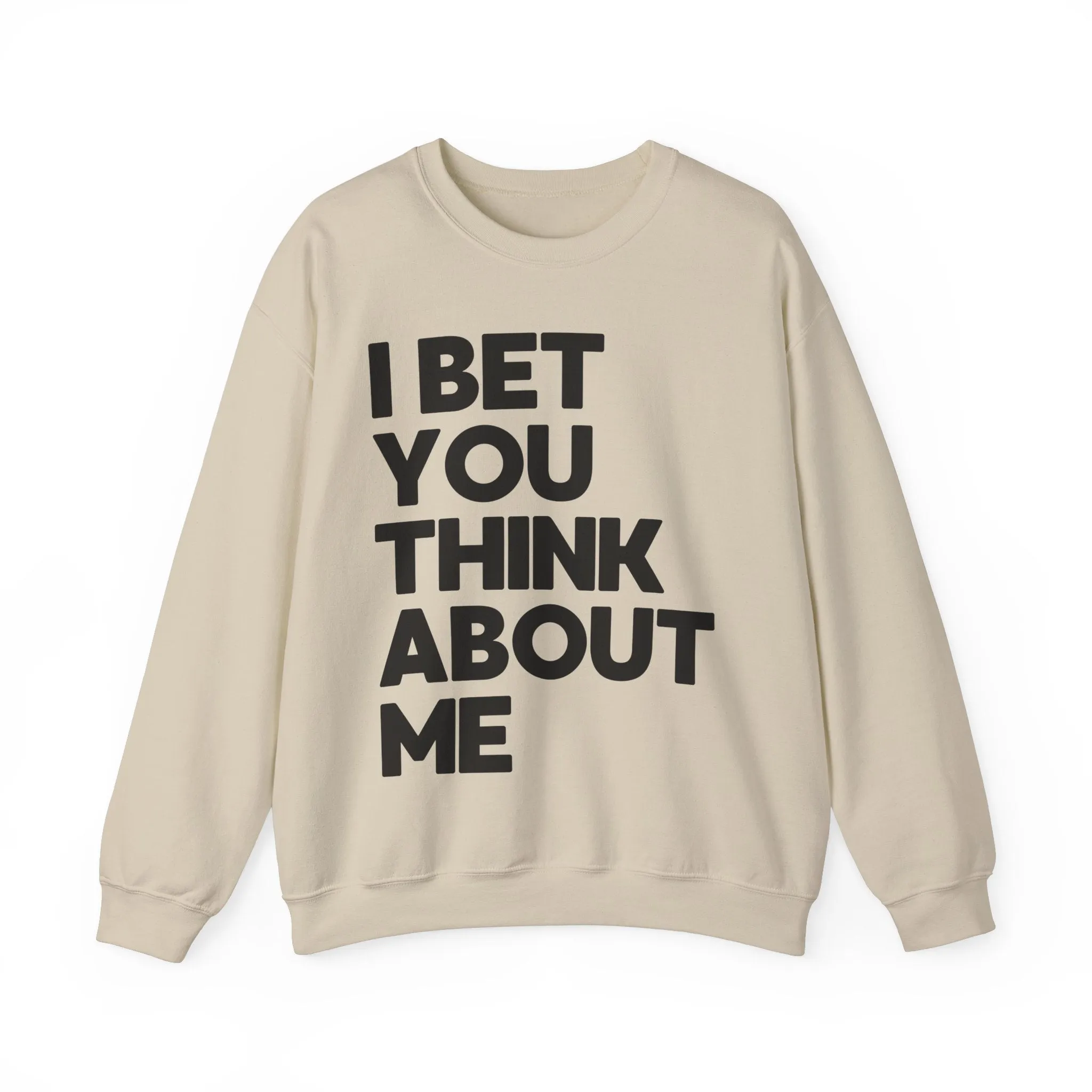 I Bet You Think About Me (lyrics on back) Crewneck Sweatshirt sold by Rose Blush Studio product image thumbnail 4