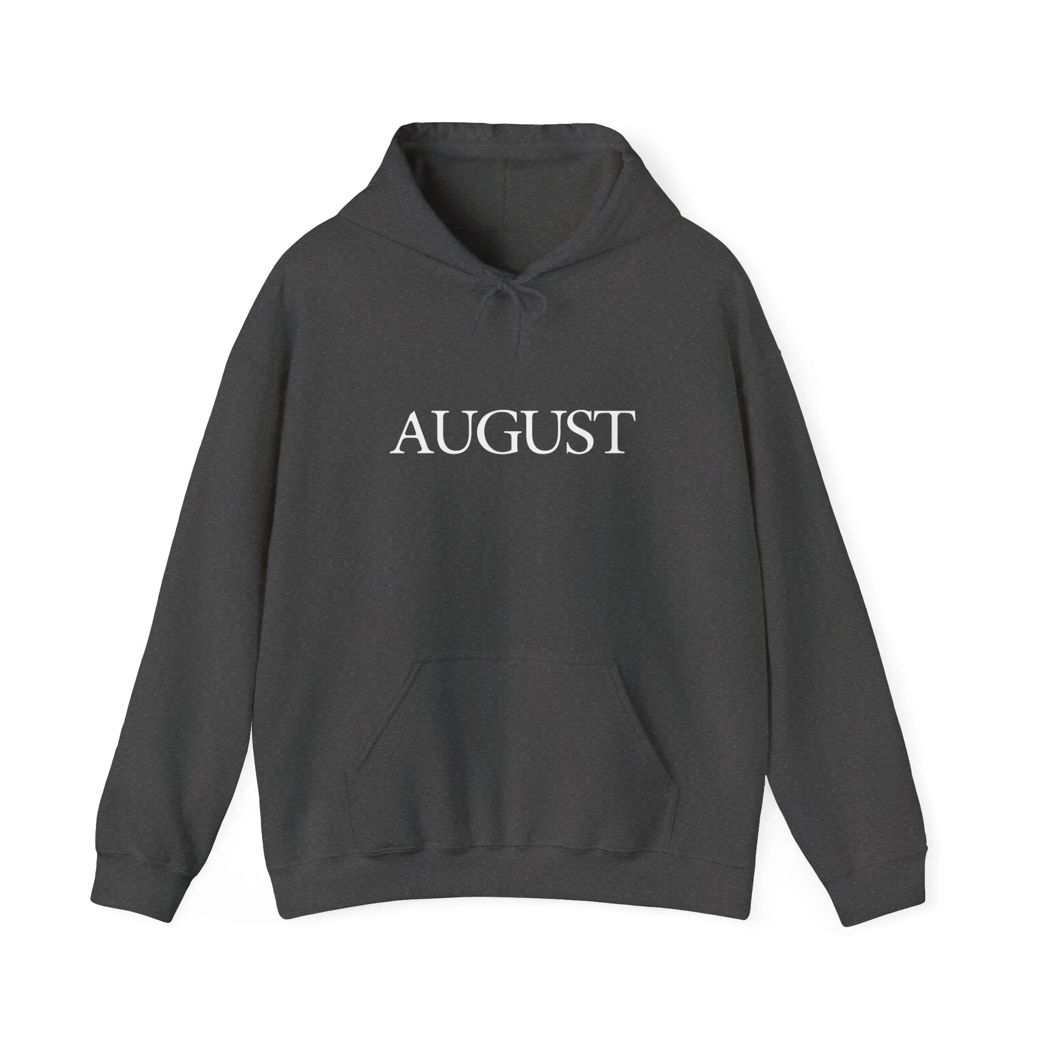 August (lyrics on back) Hoodie sold by Rose Blush Studio