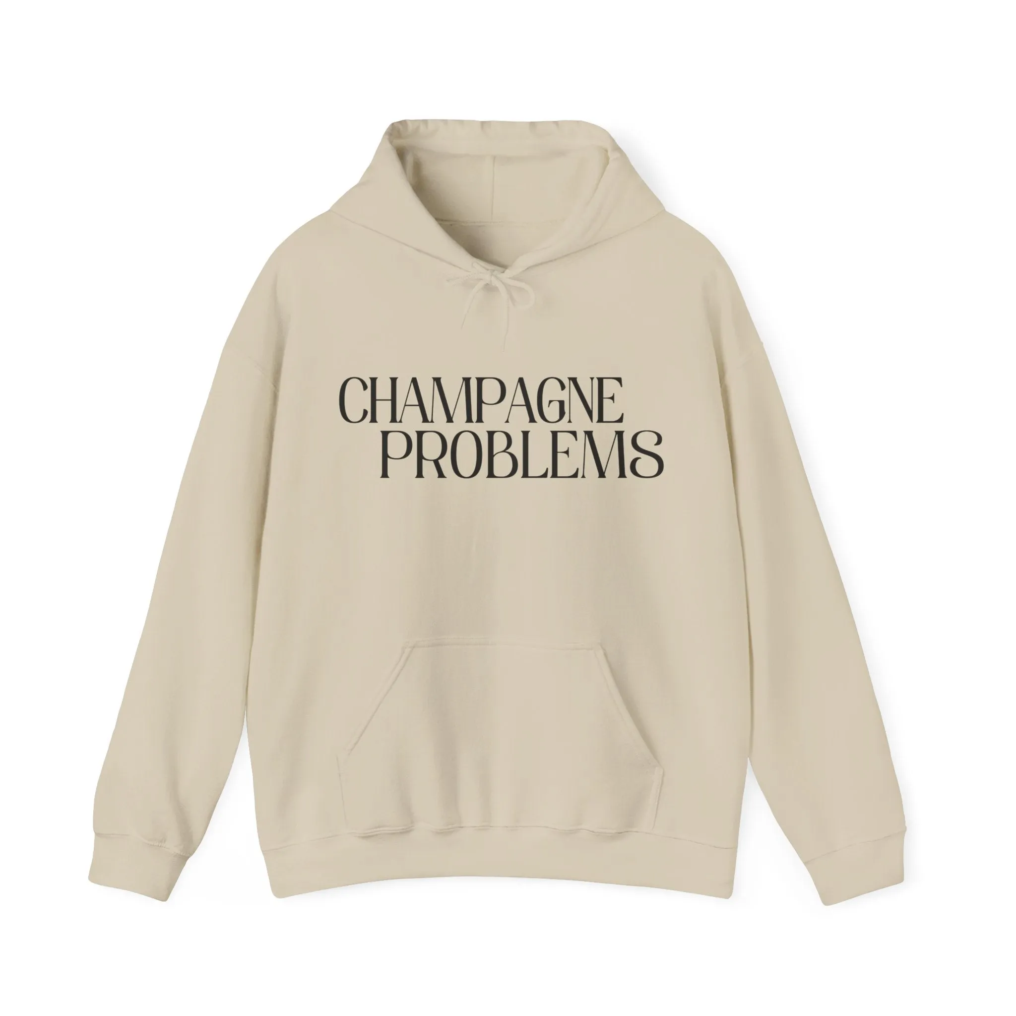 Champagne Problems (lyrics on back) Hoodie sold by Rose Blush Studio