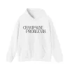 Champagne Problems (lyrics on back) Hoodie sold by Rose Blush Studio