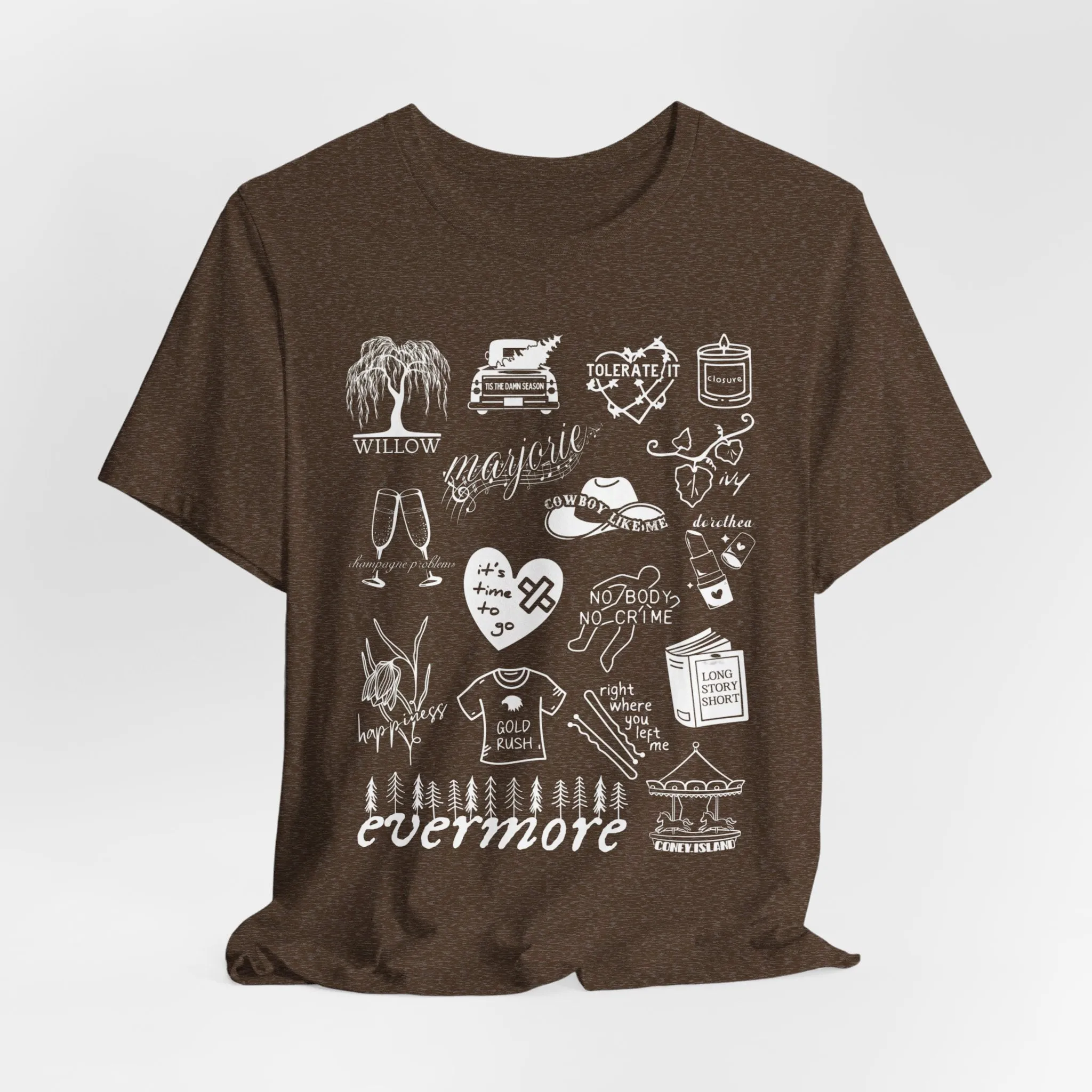 evermore collage tshirt sold by Rose Blush Studio product image thumbnail 3