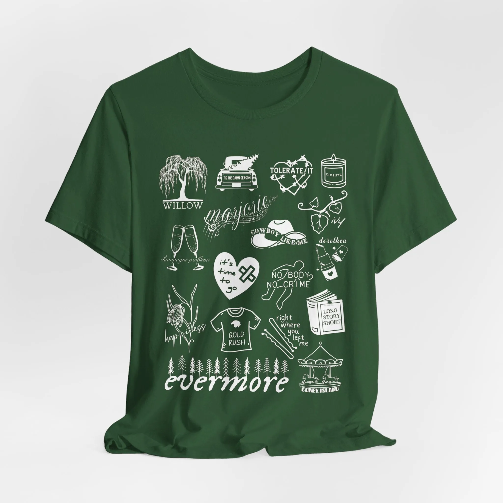 evermore collage tshirt sold by Rose Blush Studio product image thumbnail 2