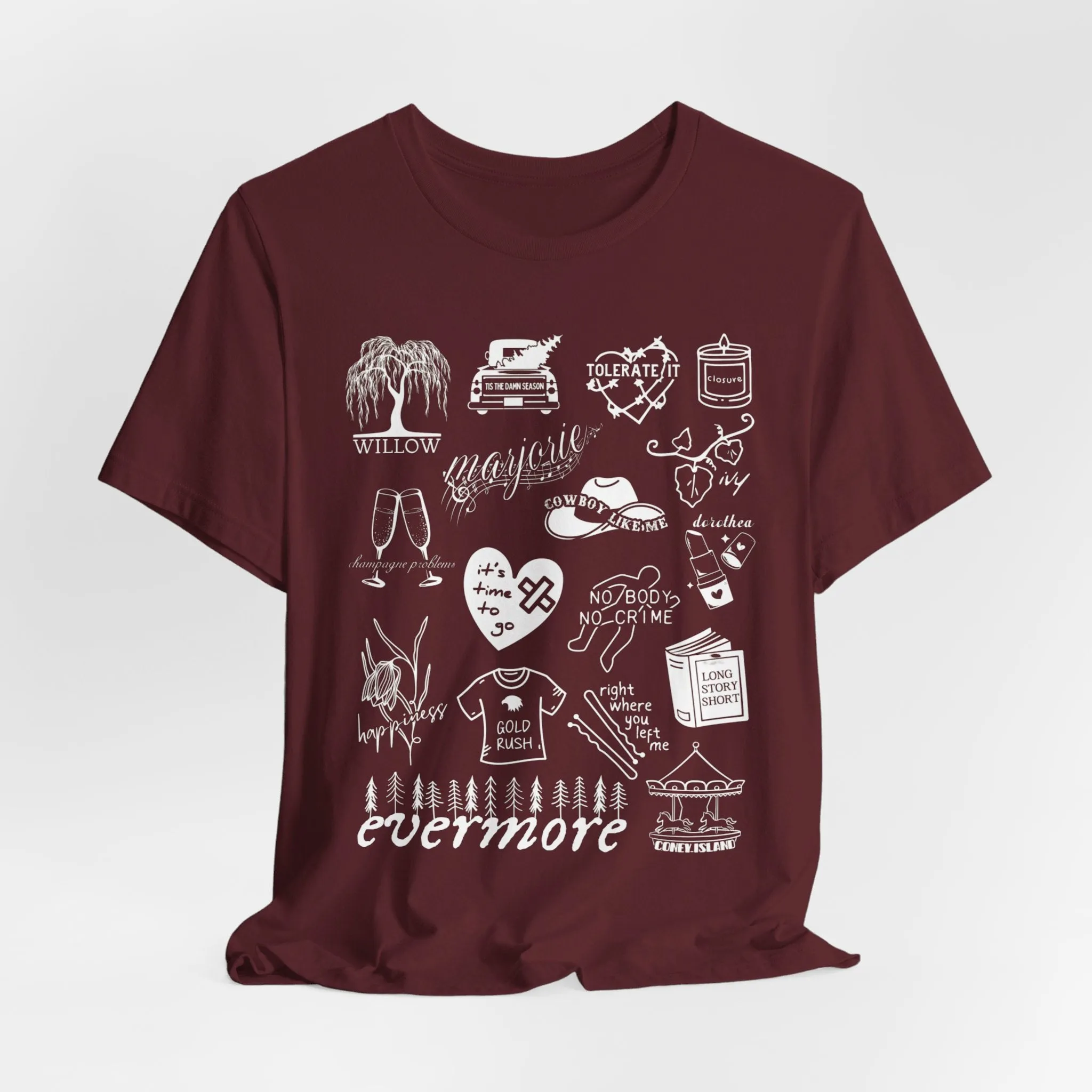 evermore collage tshirt sold by Rose Blush Studio product image thumbnail 4