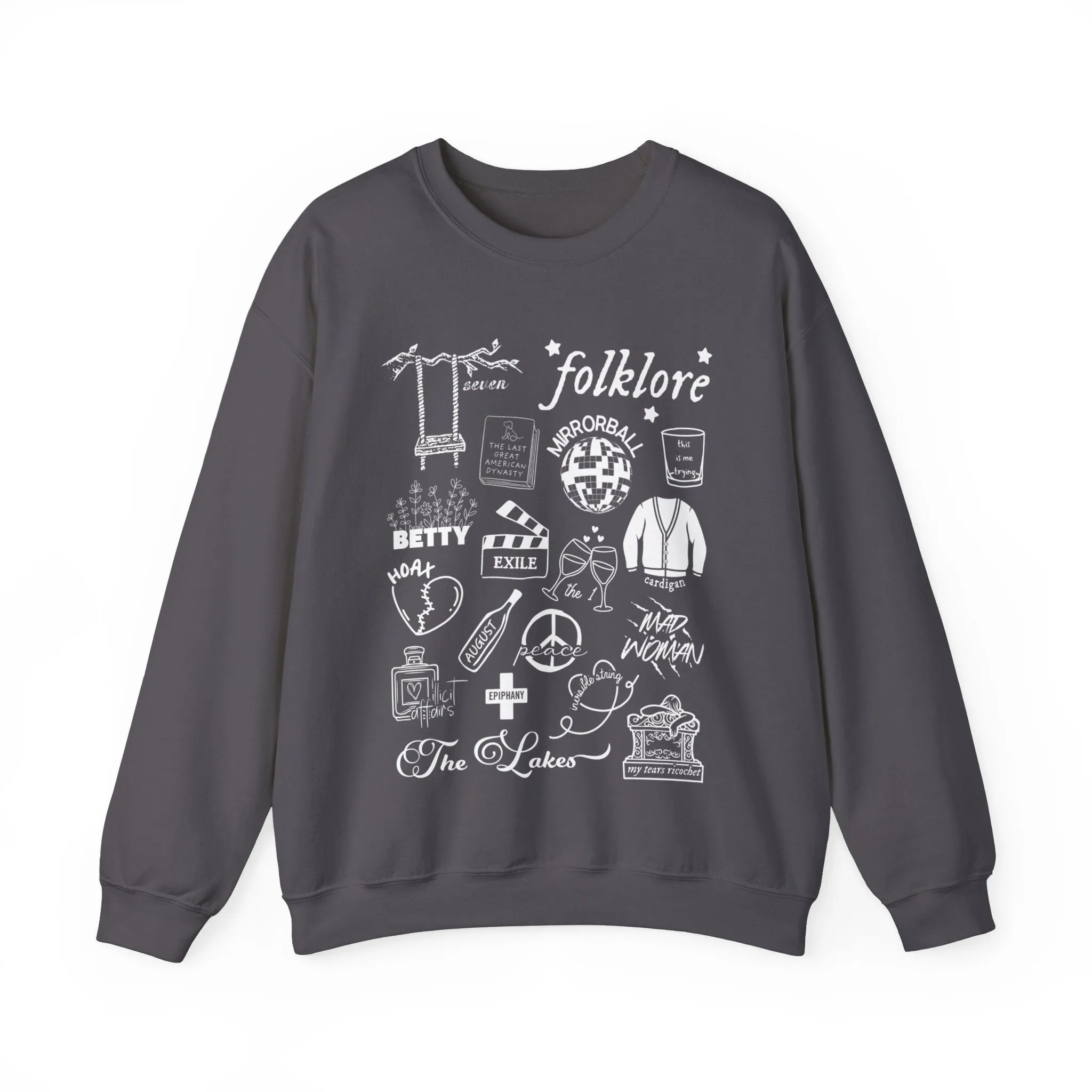 Folklore Collage Crewneck Sweatshirt sold by Rose Blush Studio product image thumbnail 2