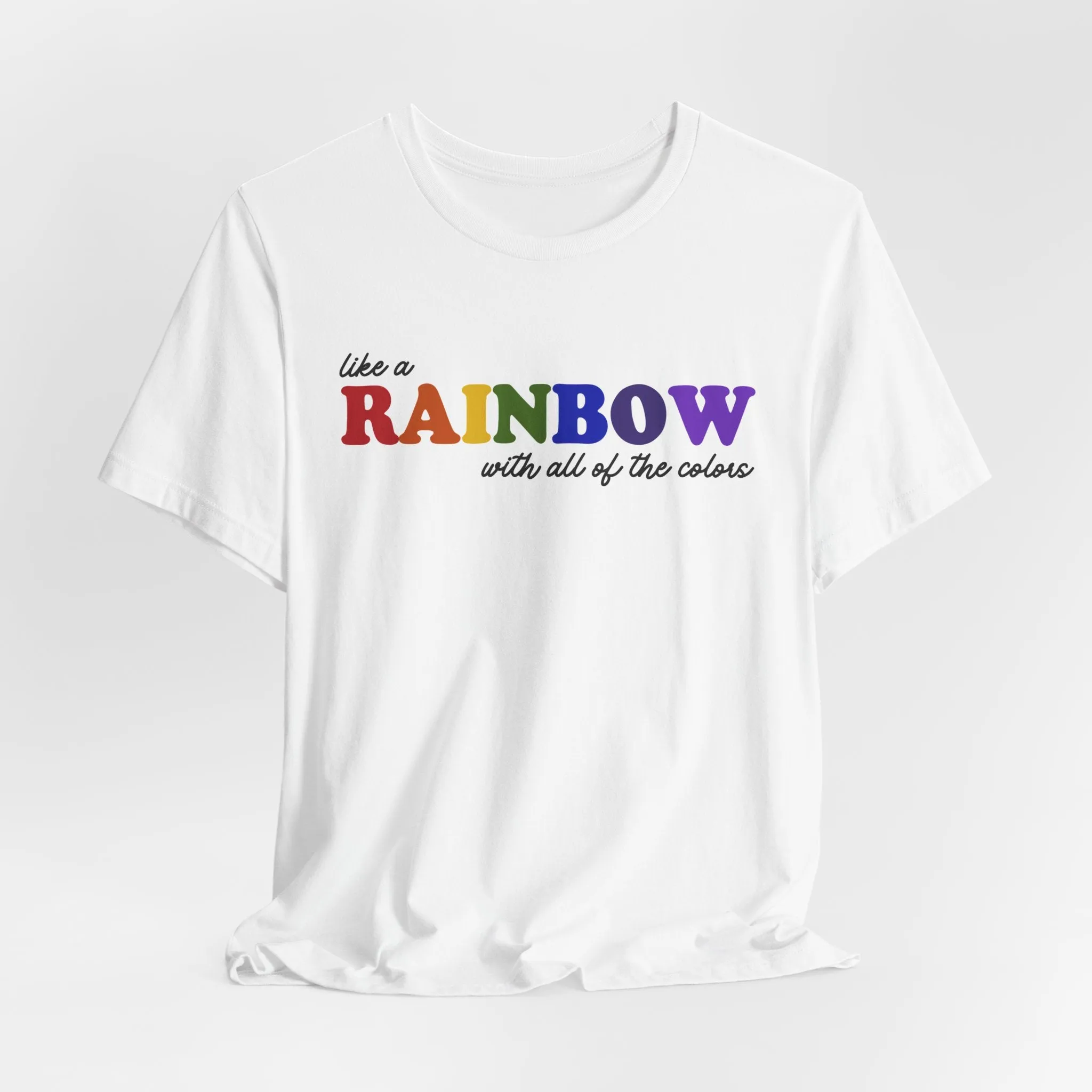 Like a Rainbow Tshirt sold by Rose Blush Studio product image thumbnail 2
