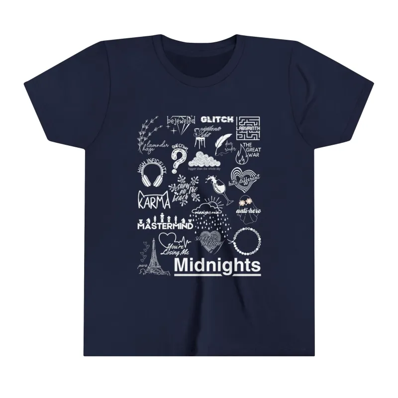 Midnights Collage Youth Tshirt sold by Rose Blush Studio
