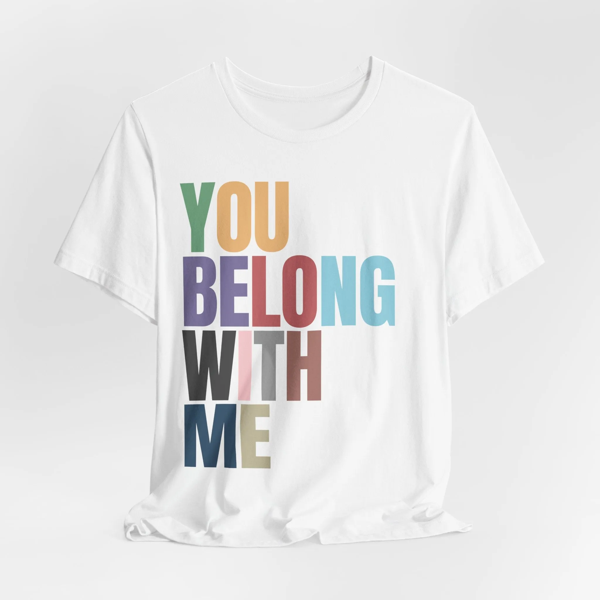 You Belong With Me (eras colours) Tshirt sold by Rose Blush Studio