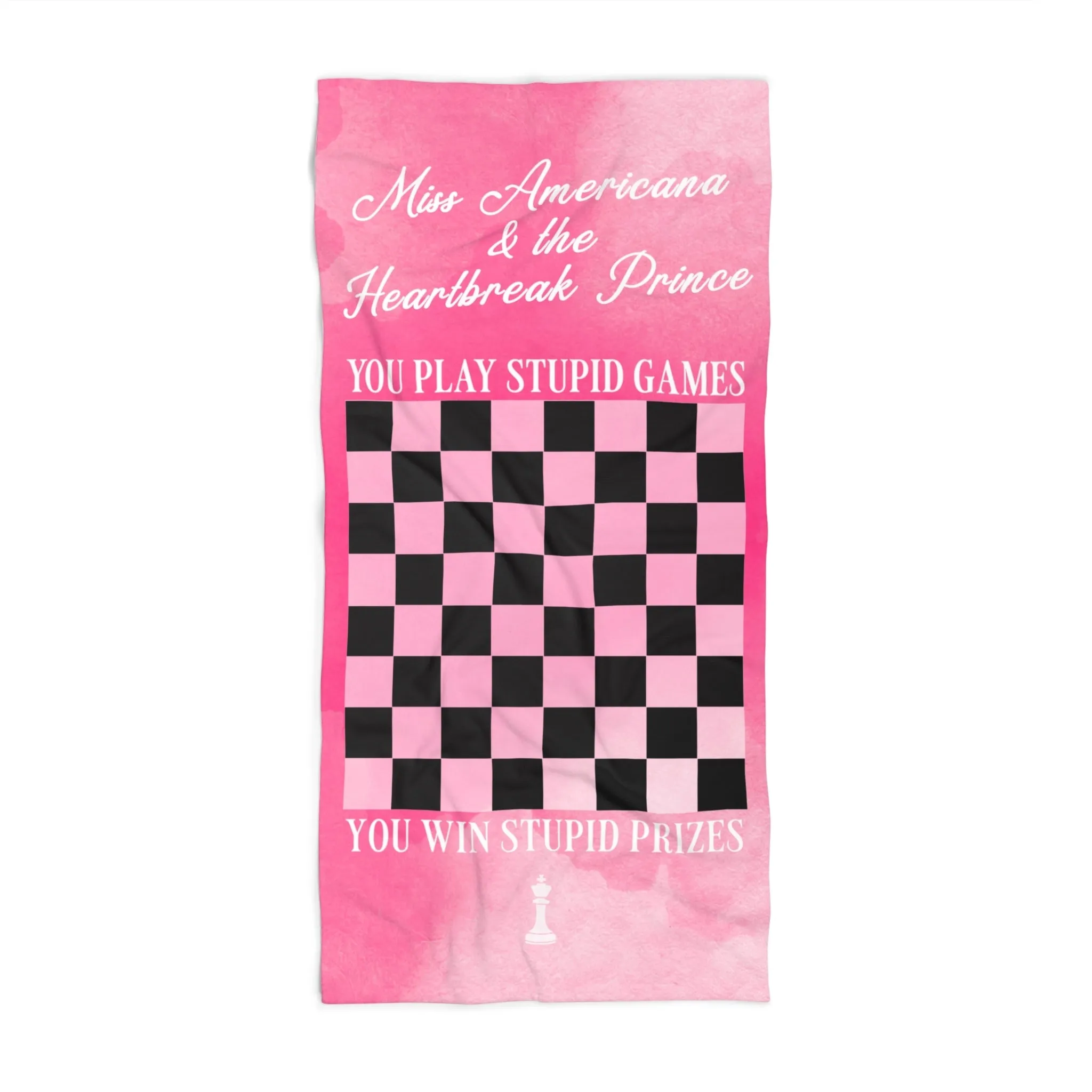 Miss Americana Beach Towel - Pink sold by Rose Blush Studio