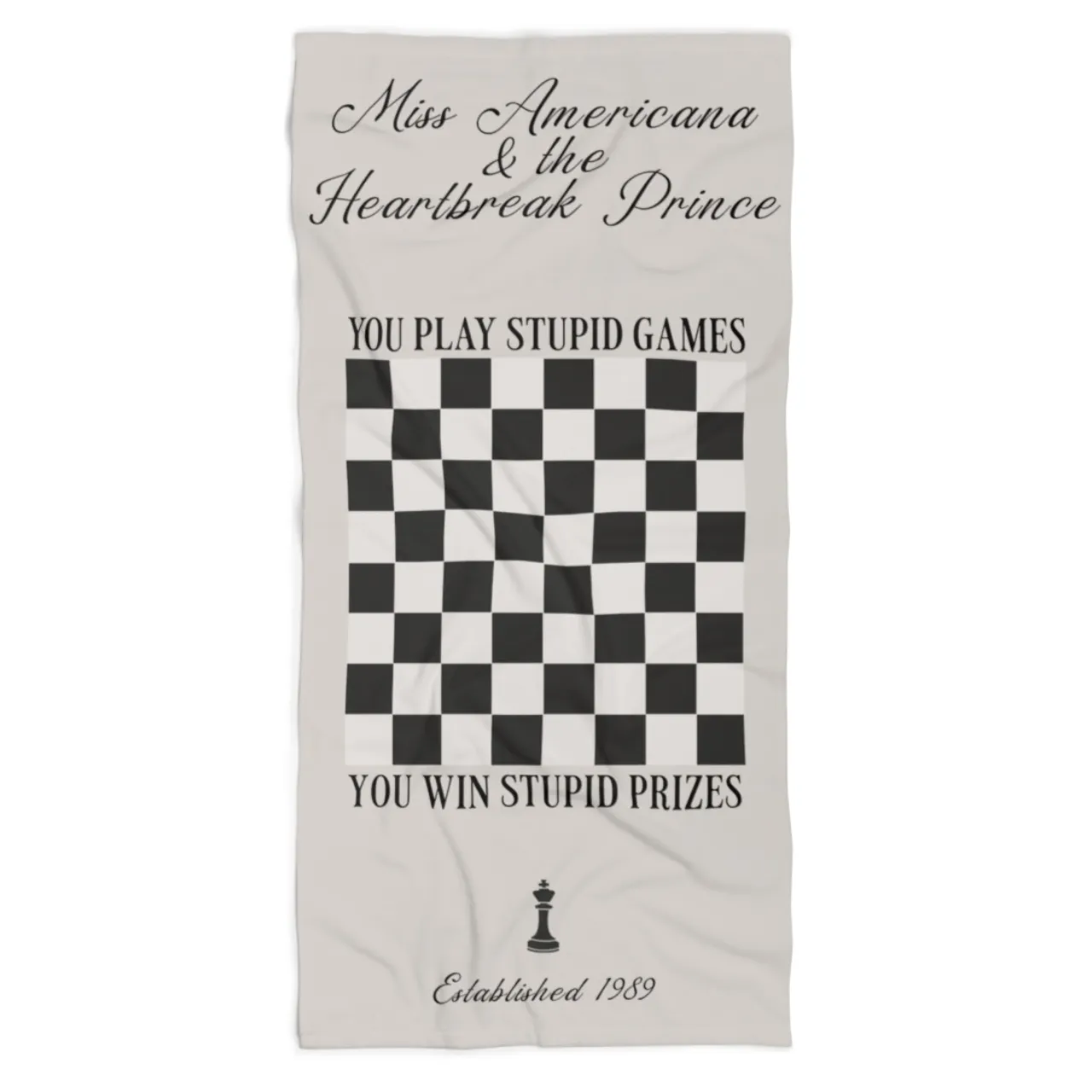 Miss Americana Beach Towel sold by Rose Blush Studio