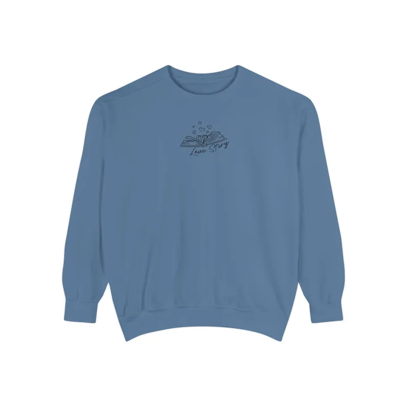Love Story Comfort Colors Crewneck Sweatshirt sold by Rose Blush Studio