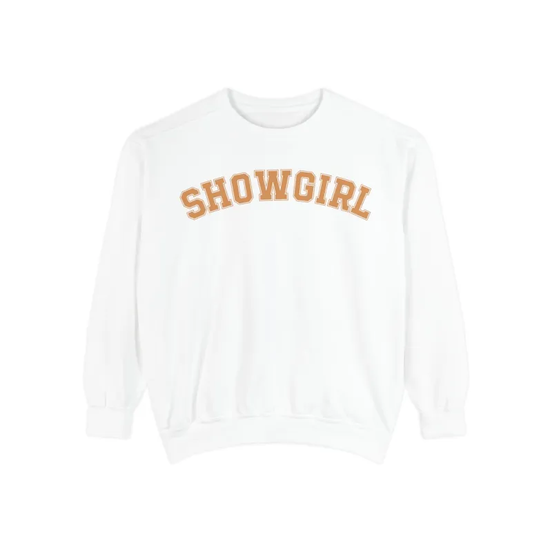 Showgirl Comfort Colors Crewneck Sweater sold by Rose Blush Studio