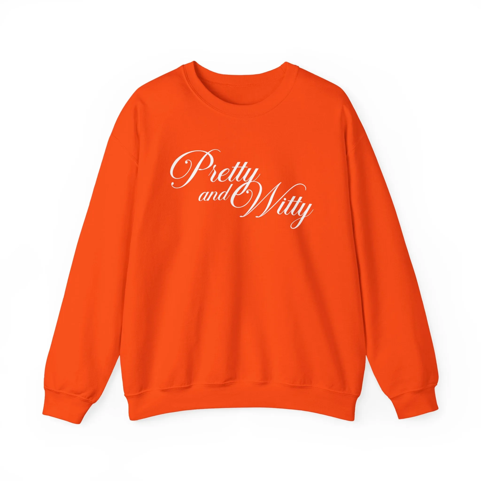 Pretty and Witty Unisex Crewneck Sweatshirt sold by Rose Blush Studio