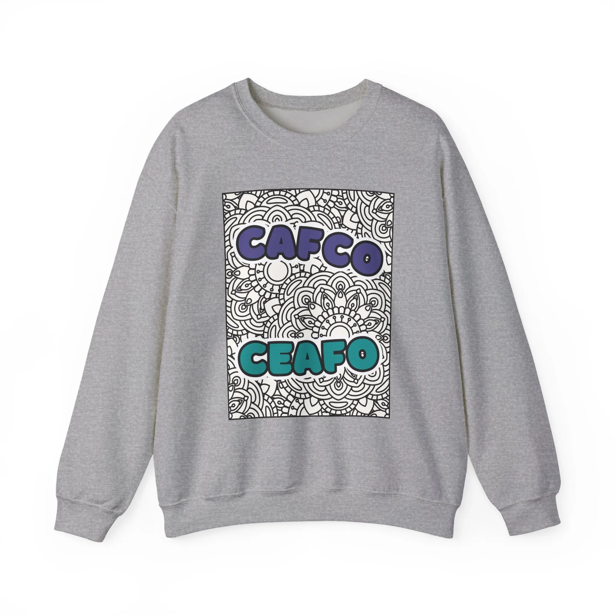 CAFCO Crewneck Sweater 3 (Bilingual, Acronym) sold by Rose Blush Studio
