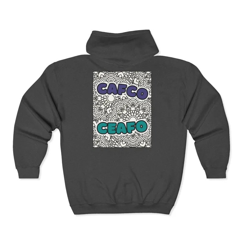 CAFCO Zip Up Hoodie 3 (Bilingual, Acronyms) sold by Rose Blush Studio