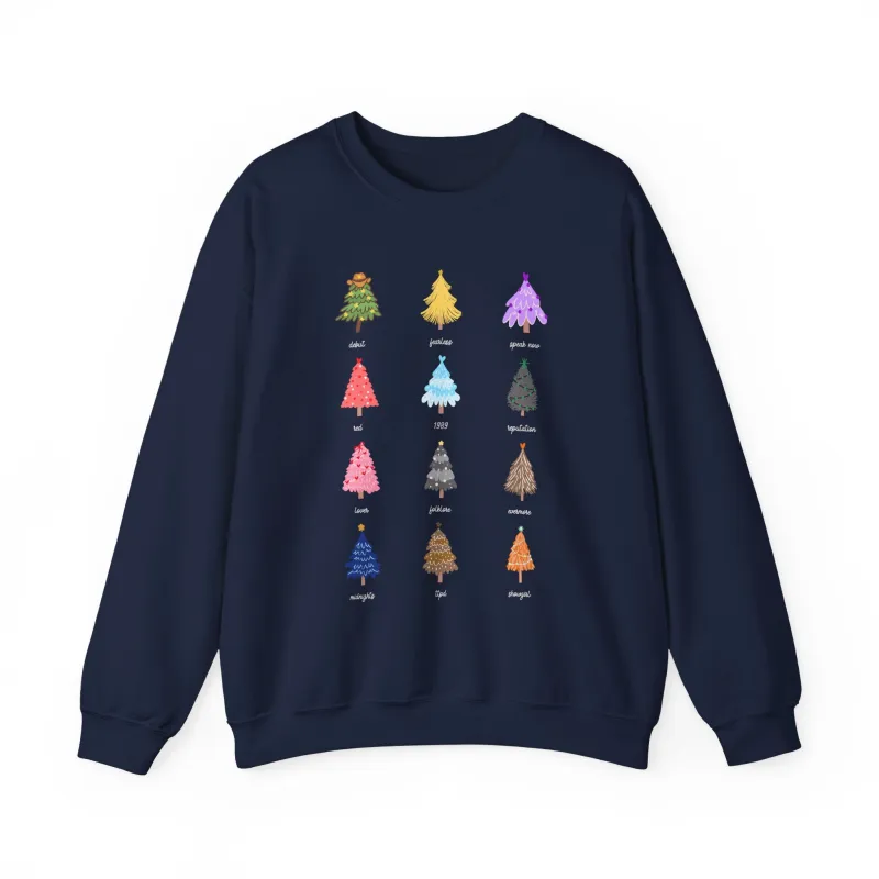 Eras Christmas Trees Crewneck Sweatshirt sold by Rose Blush Studio