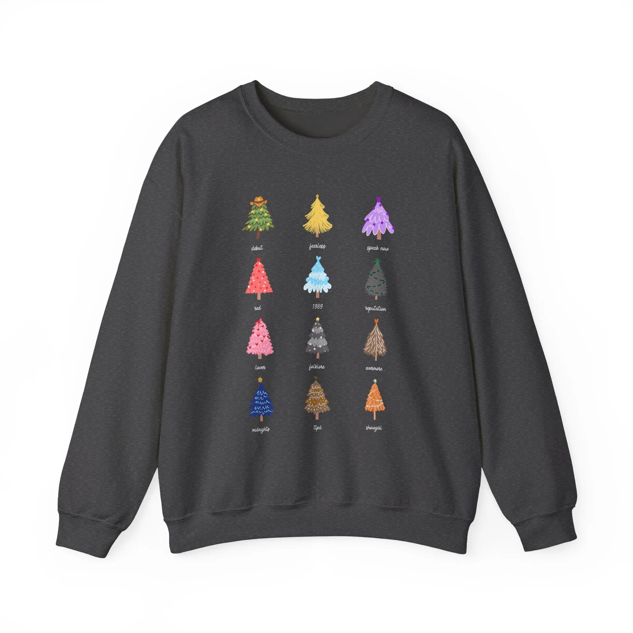 Eras Christmas Trees Crewneck Sweatshirt sold by Rose Blush Studio product image thumbnail 5